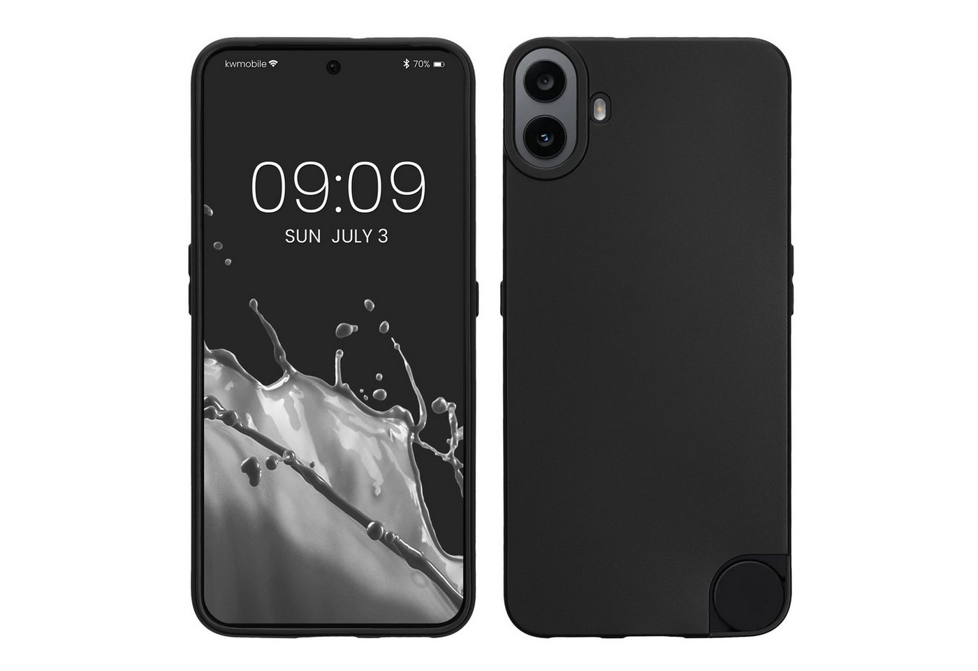 kwmobile Handyhülle Handyhülle für CMF Phone 1 Hülle, Weiches Handy Silikon Case - Schutzhülle Cover