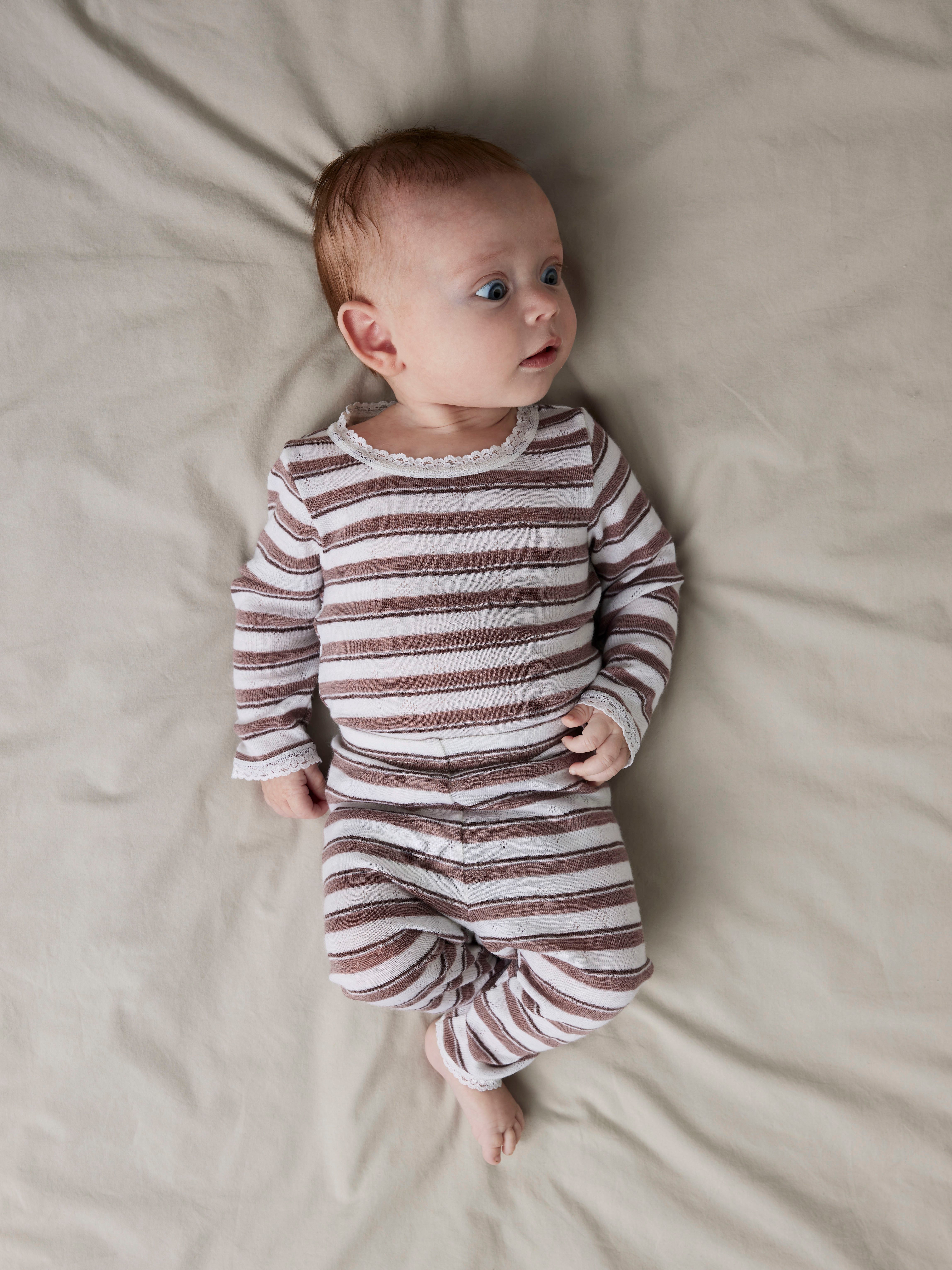 Name It Langarmbody NBFWANG WOOL NEEDLE LS BODY NOOS aus reiner Merinowolle