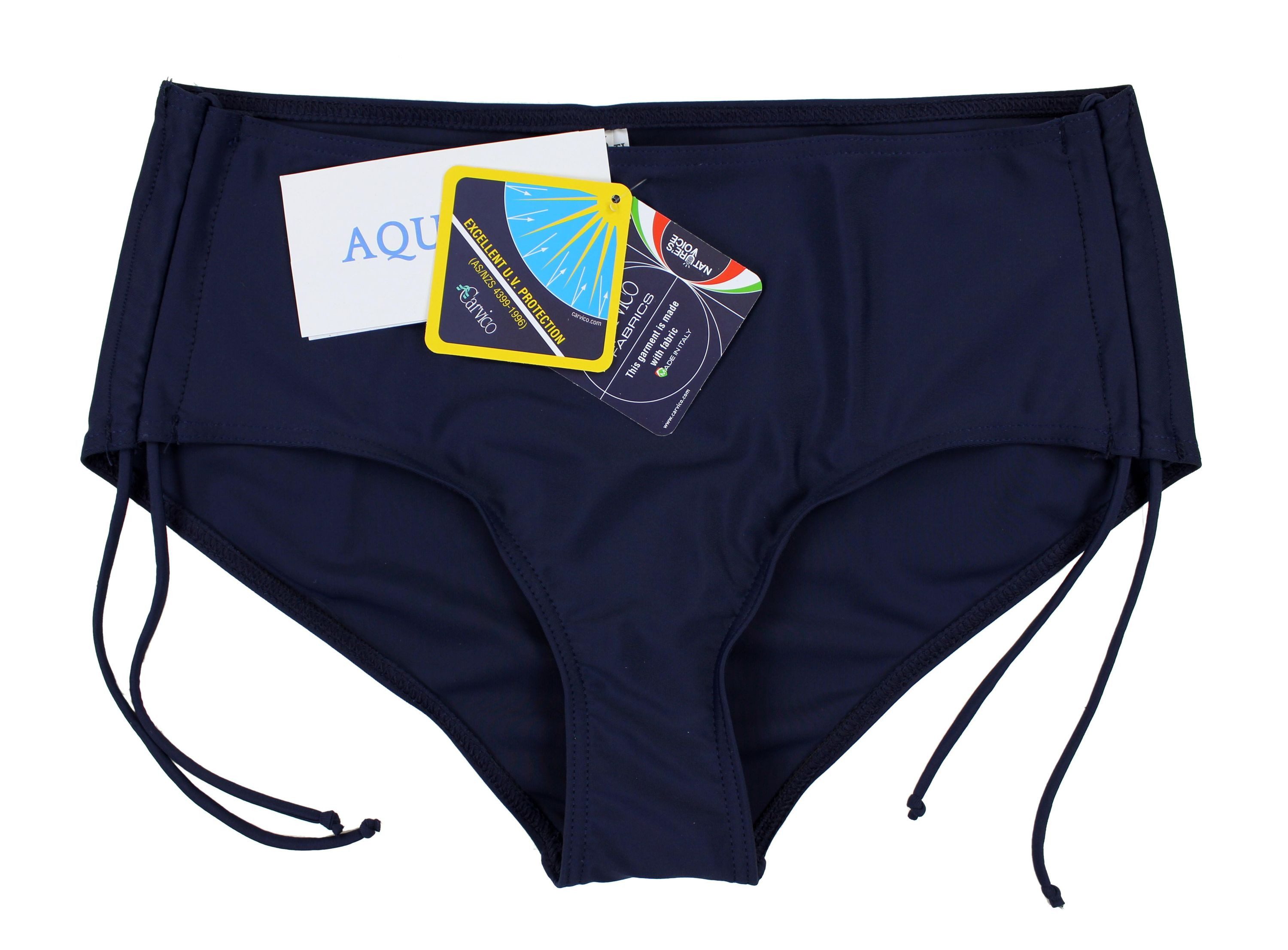 Aquarti Bikini-Hose Aquarti Damen Bikinihose mit Raffung und Schnüren – Bild 3 von 5