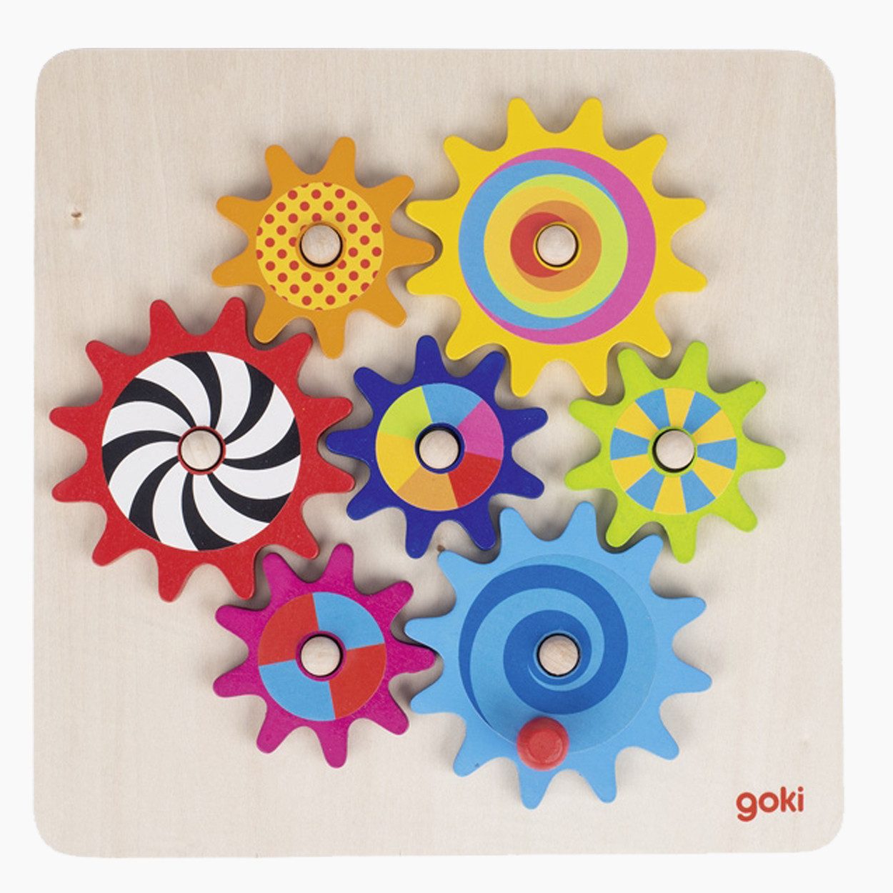 goki Lernspielzeug Zahnradspiel nach Art Montessori günstig online kaufen