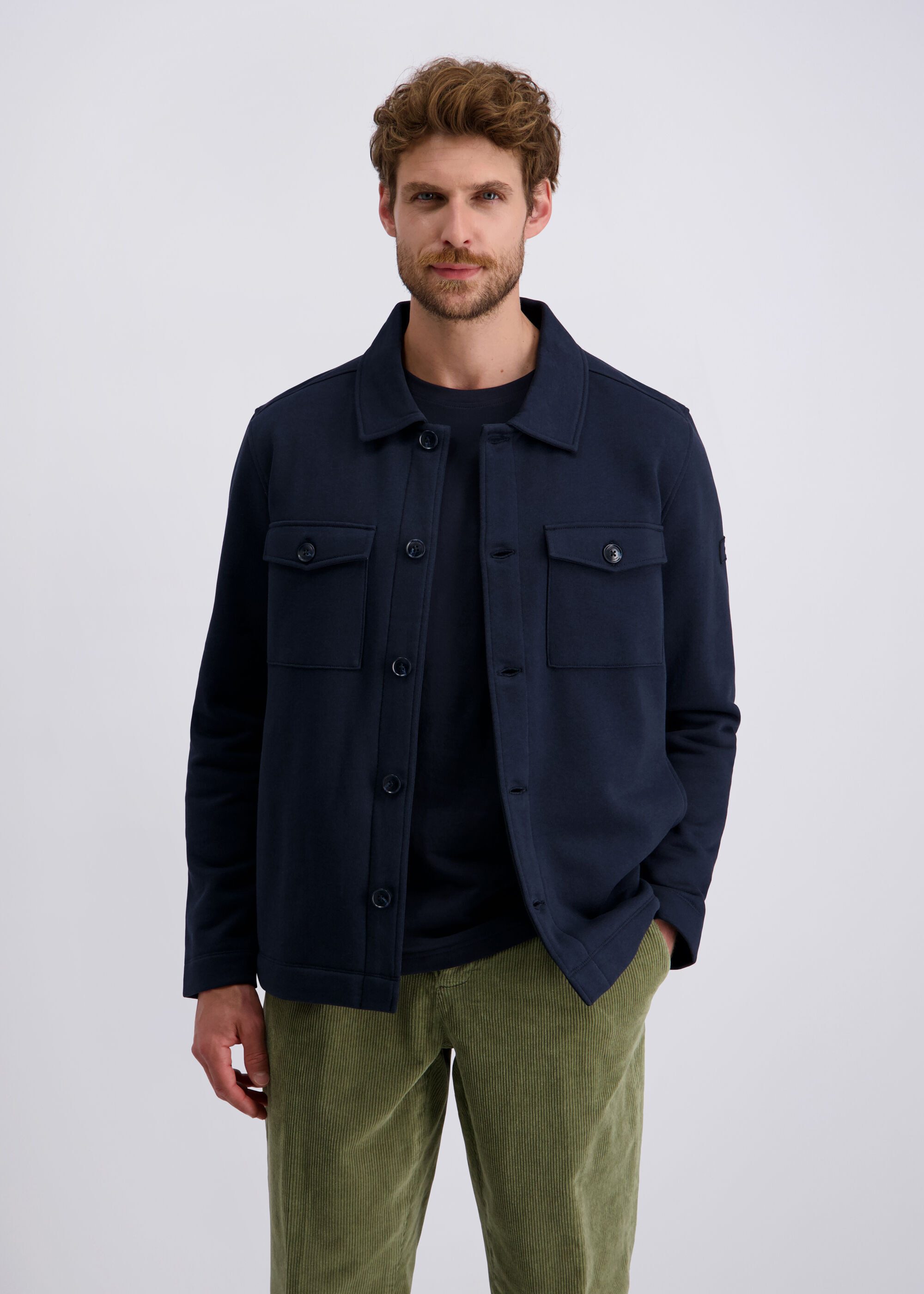 Pierre Cardin Funktionsjacke (1-St) mit Polo-Kragen