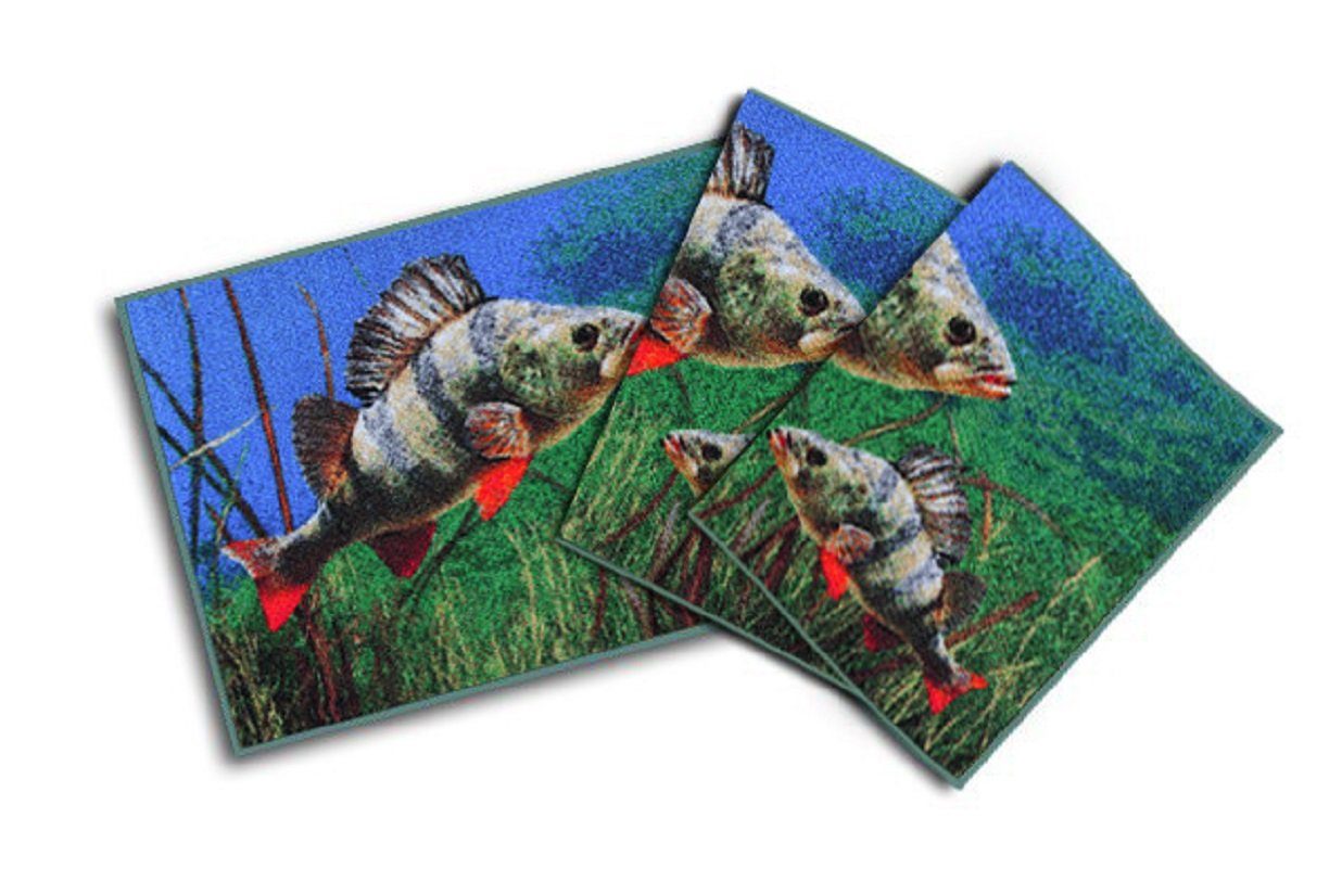 Delphin.sk Fußmatte Fußmatten 6 Sorten Fischmotive Fußabtreter Schmutzfangmatte Türmatten, Größe von 60x40 cm ist geeignet für jede Zimmer- oder Eingangstür