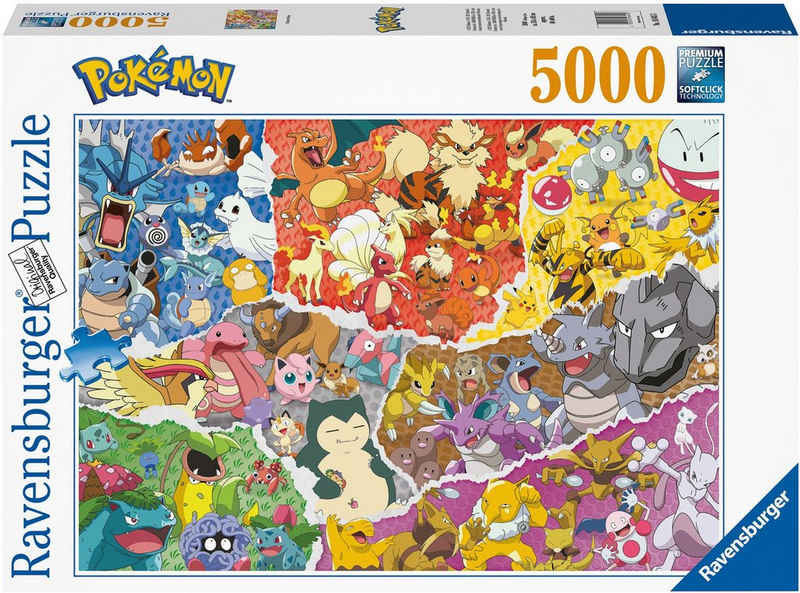 Ravensburger Puzzle Pokémon Allstars, 5000 Puzzleteile, FSC® - schützt Wald - weltweit; Made in Germany