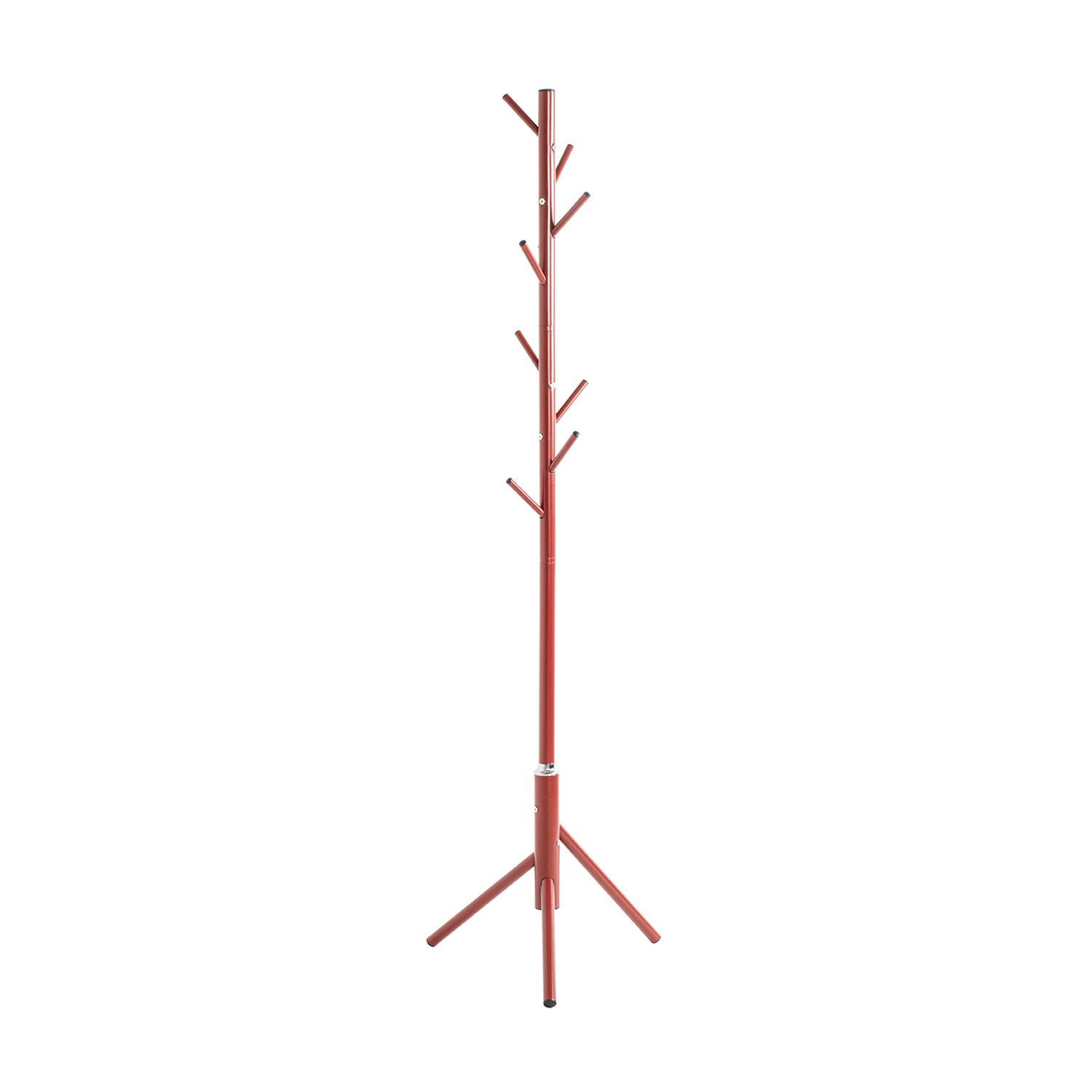 HAKU Вешалки Garderobe - rot aus Metall - H. 173cm - Flurgarderobenständer, (1xGarderobenständer, Hakenständer - Aufhängeständer), Вешалки для одежды - Mantelständer - Jackenständer