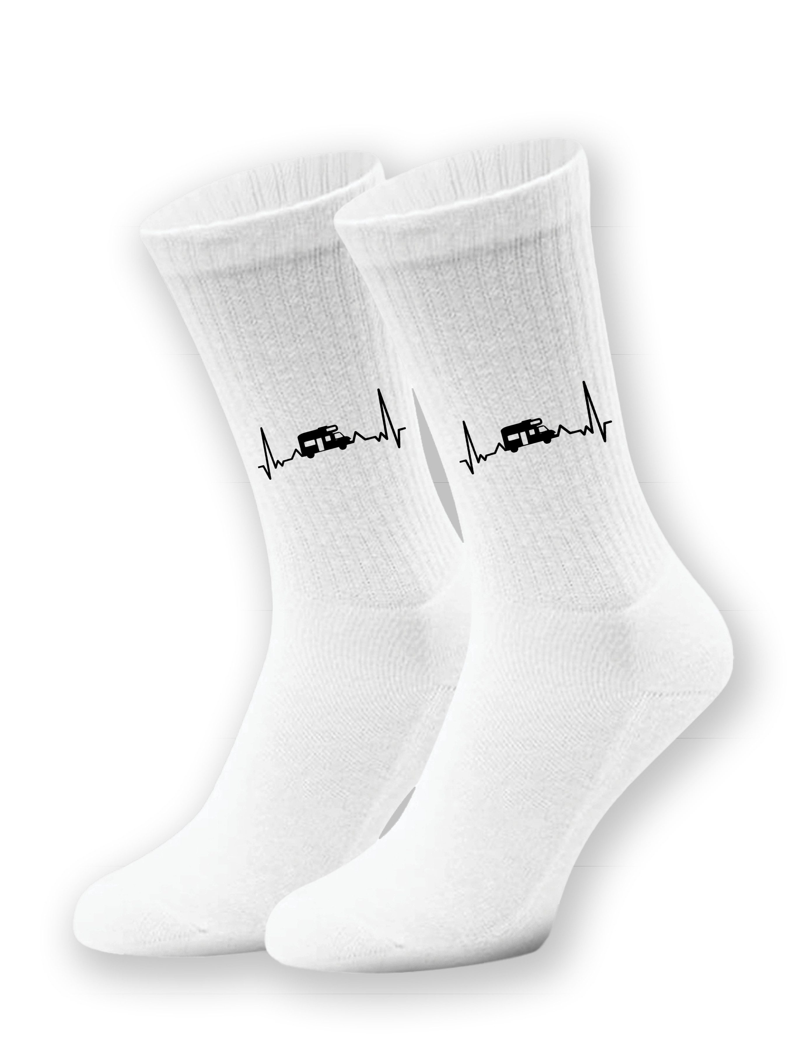 Youth Designz Tennissocken Unisex Socken "Heartbeat Camping" Aufdruck lusti günstig online kaufen