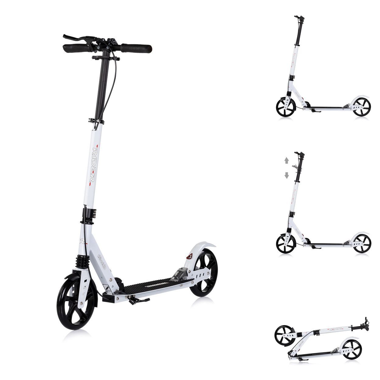 Cityroller Kinderroller Rider PU-Räder