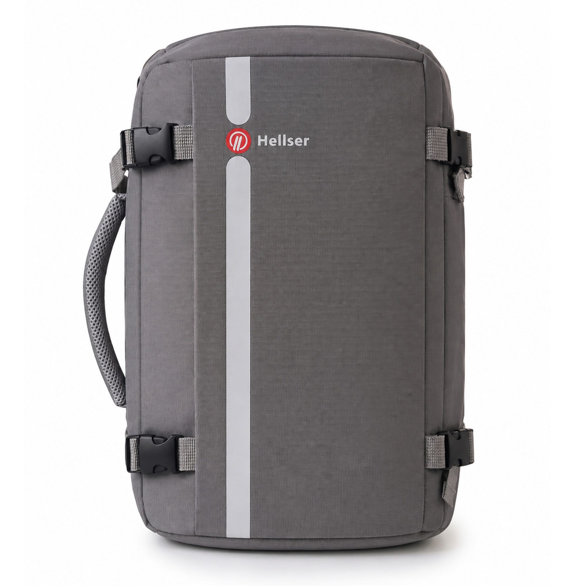HELLSER Reiserucksack & Handgepäck 30L, inkl. Laptopfach 17" Zoll – 45x31x21cm, 2in1 Laptoprucksack & Reiserucksack – Erweiterbar, Koffergurt