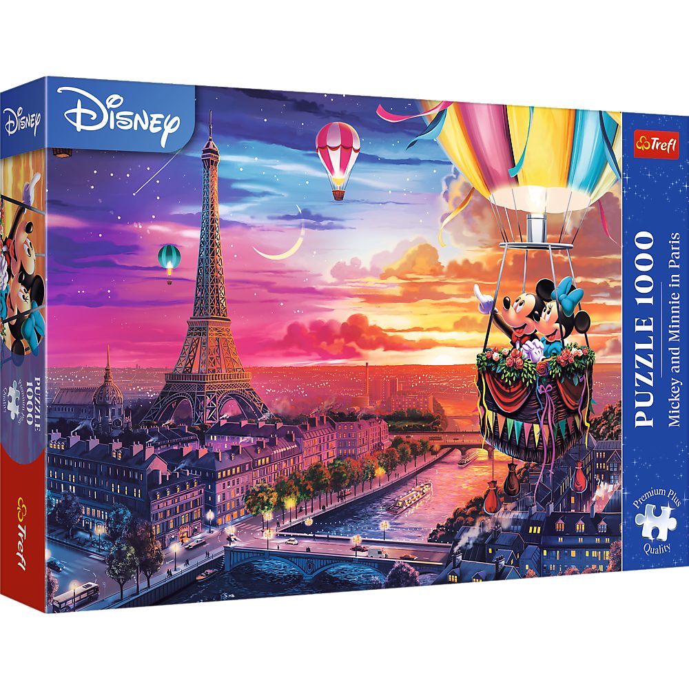 Trefl Puzzle Disney Mickey und Minnie in Paris, 1000 Teile Puzzle, 1000 Puz günstig online kaufen