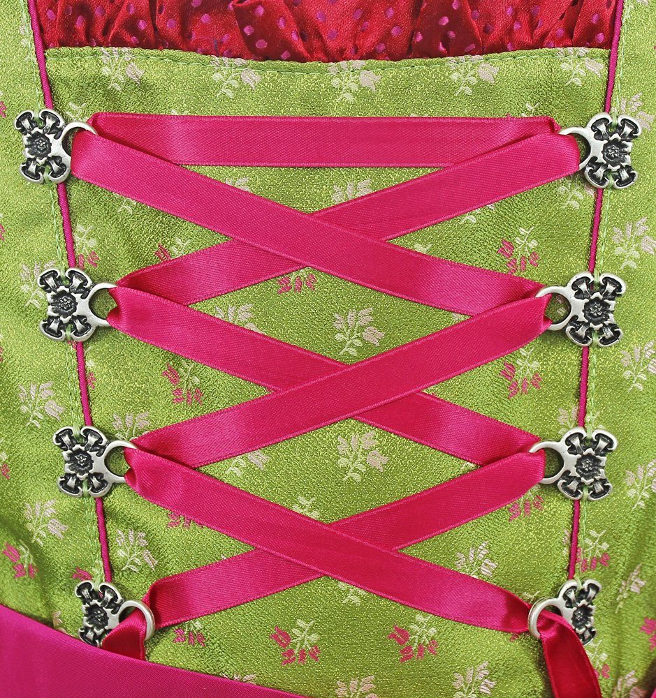 Isar-Trachten Dirndl 'Clarissa' Knielang - Jugend Dirndl 2-tlg., Grün