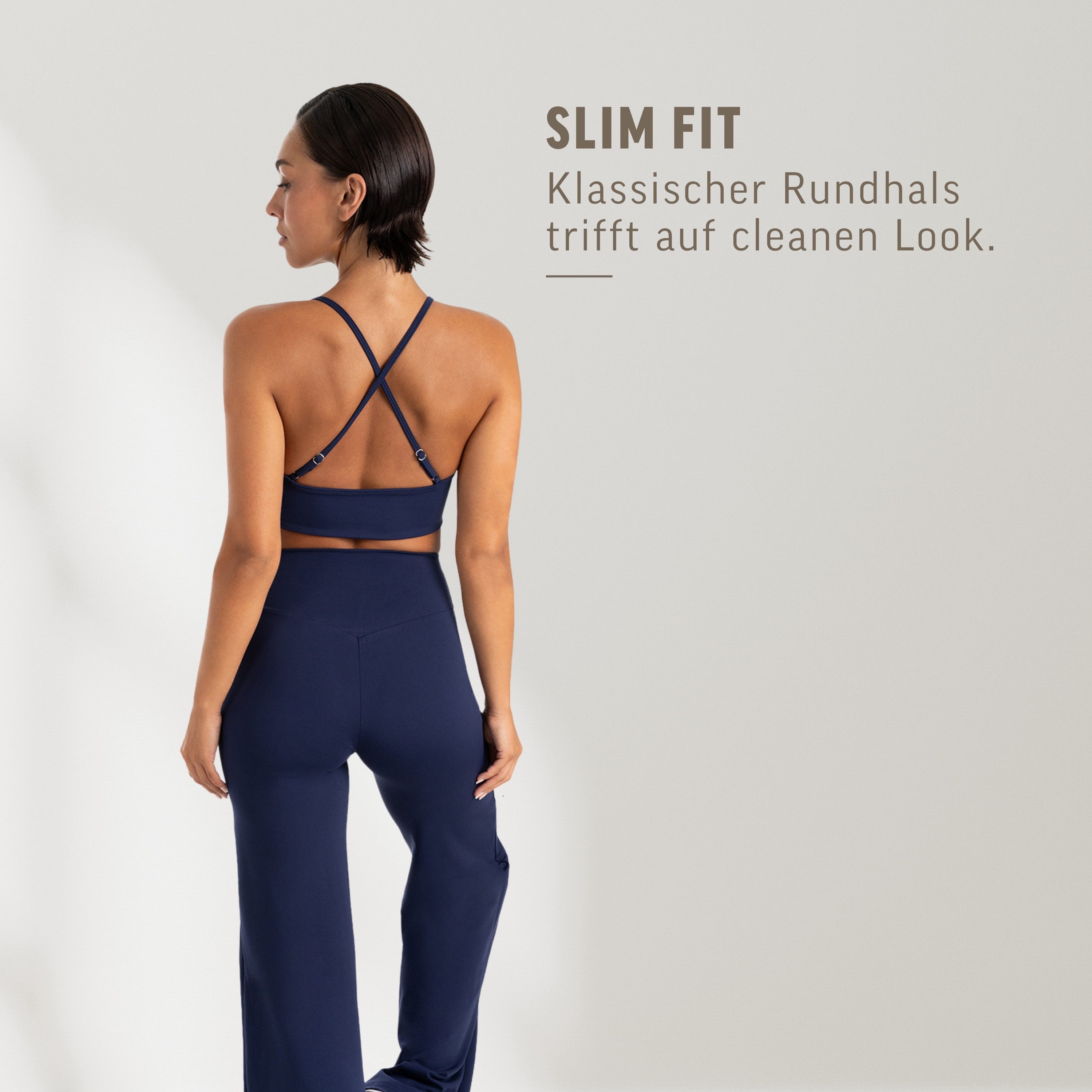 Smilodox Sport-BH Suvi Damen, Bustier, Slim Fit, Fitness Top, Performance Rundhals, Stretch Support, Performance Material, Gym, Yoga – Bild 3 von 5