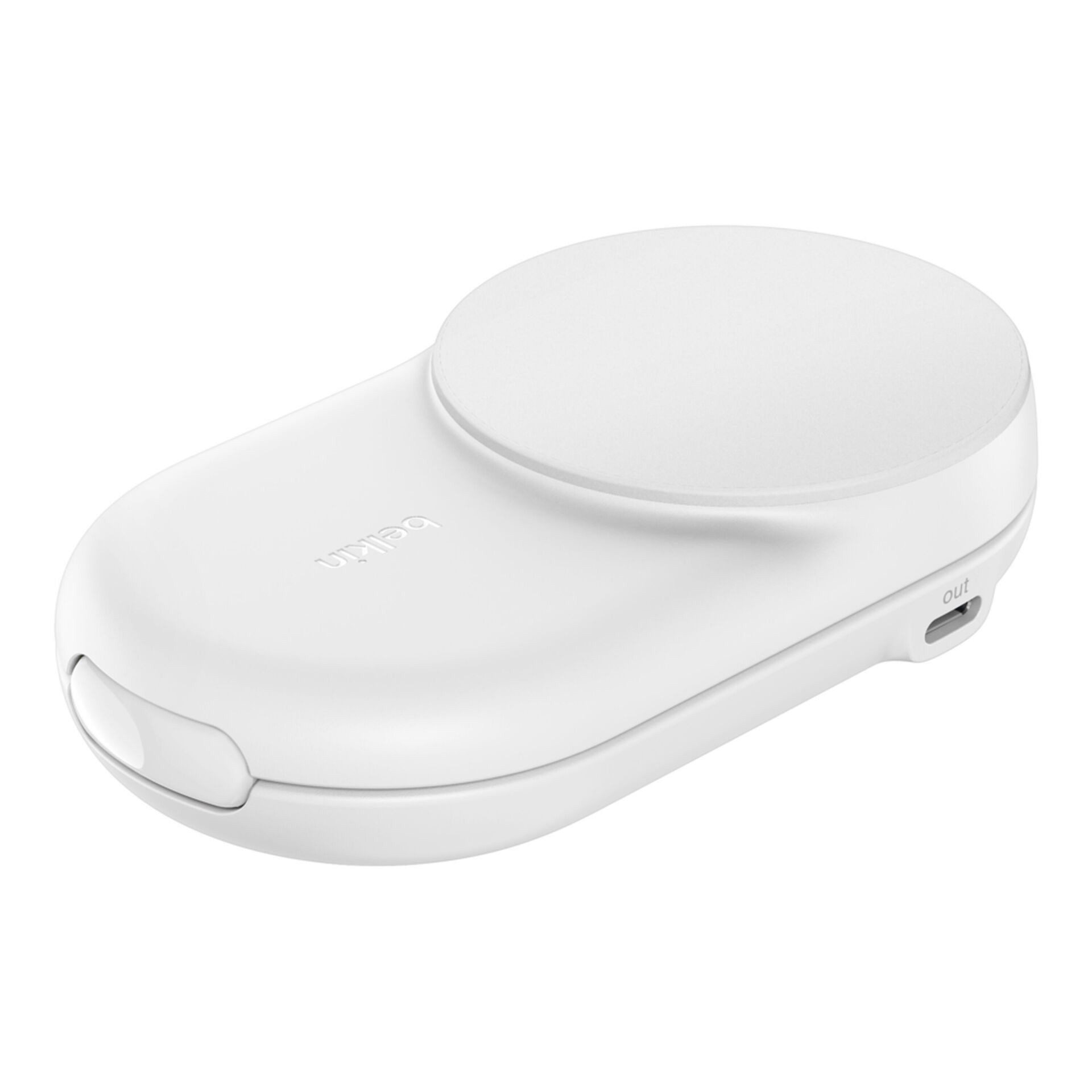Belkin UltraCharge Faltbare magnetische 2-in-1-Ladestation mit Qi2 25W Wireless Charger