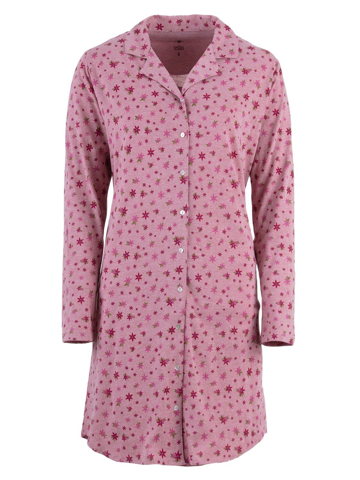zeitlos Nachthemd Nachthemd Langarm - Sternblumen günstig online kaufen