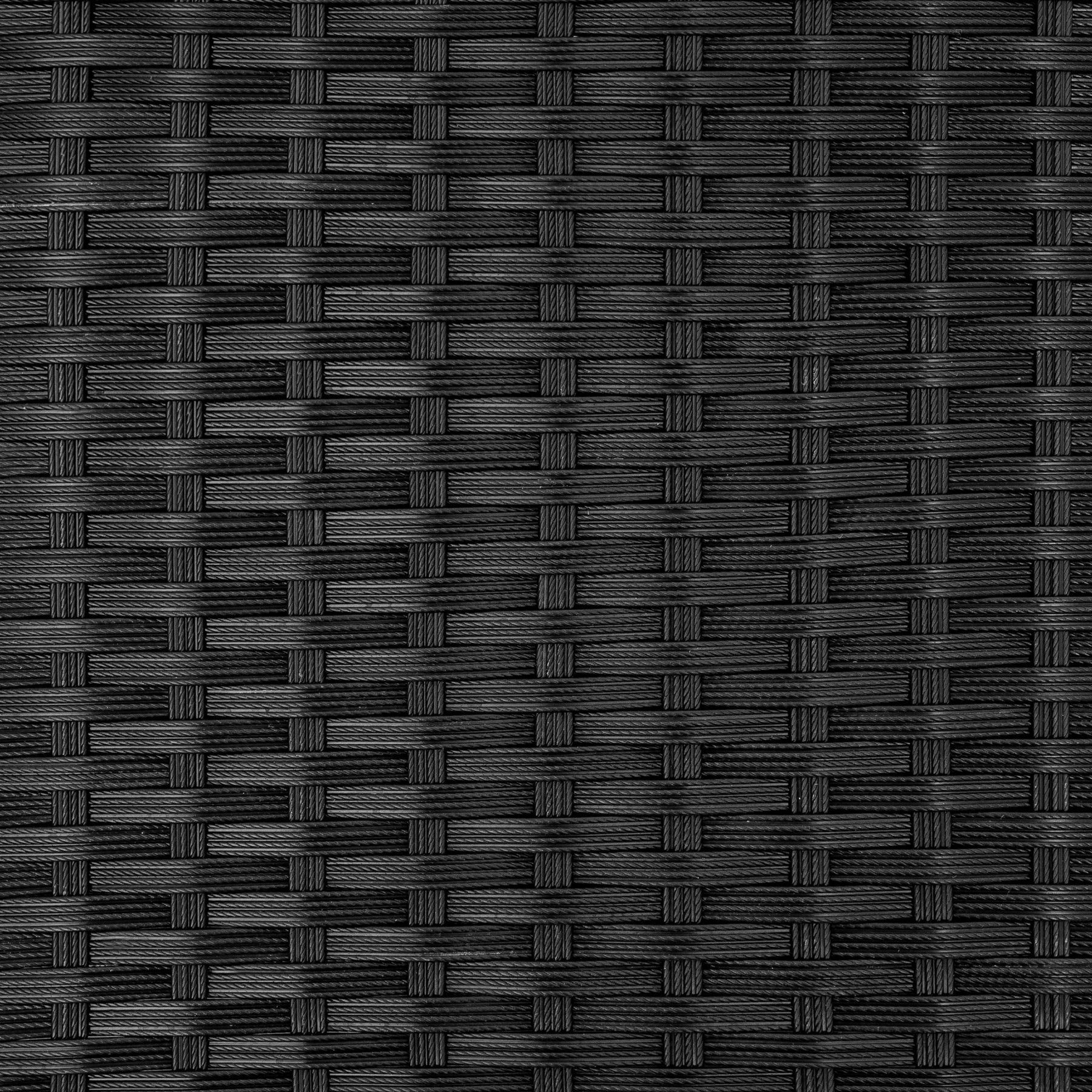 grau tectake | schwarz-grau Sitzgruppe (Set, 9-tlg) Bilbao,
