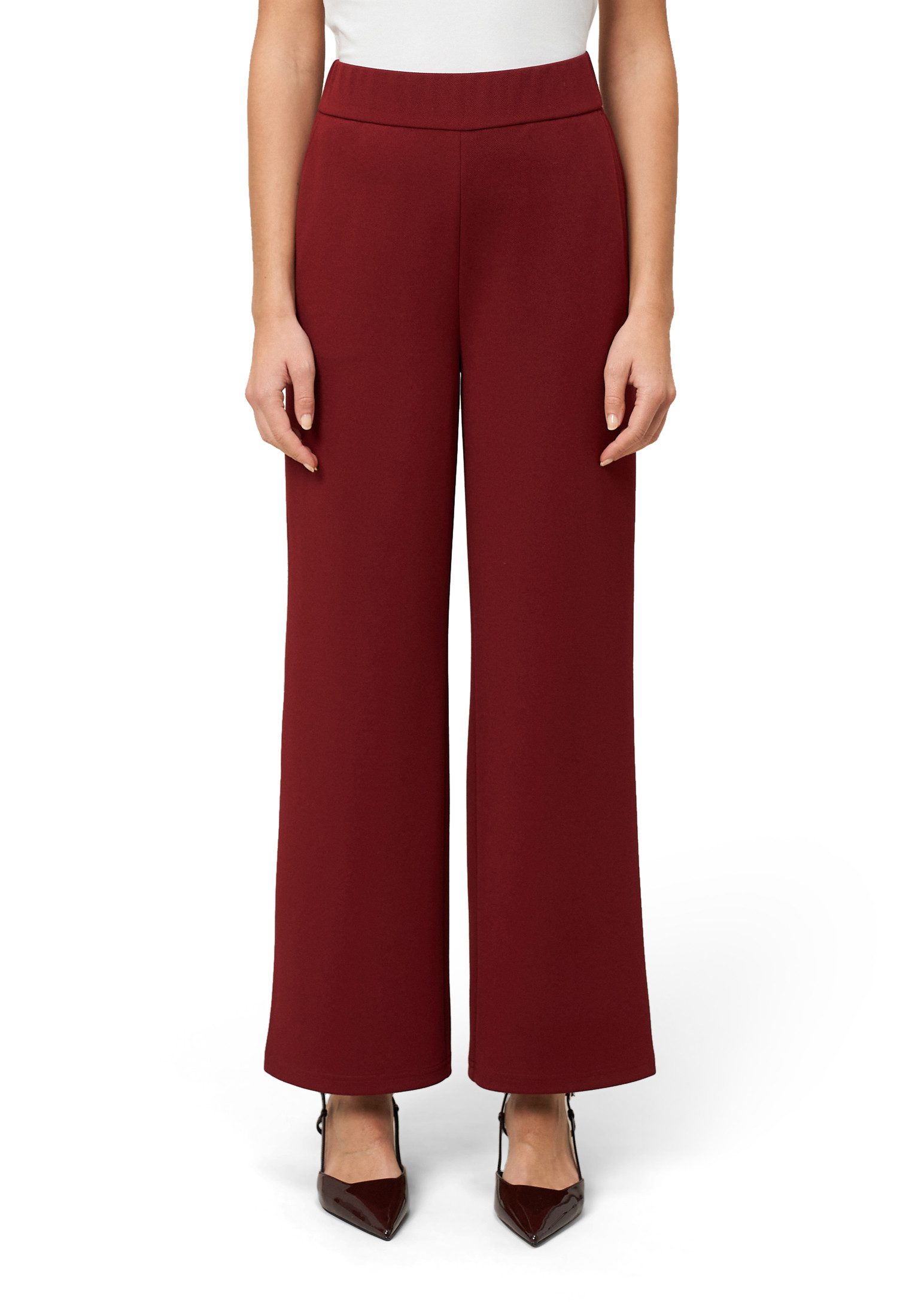 Zero Stoffhose Damen mit elastischem Bund 28 Inch Plain/ohne Details