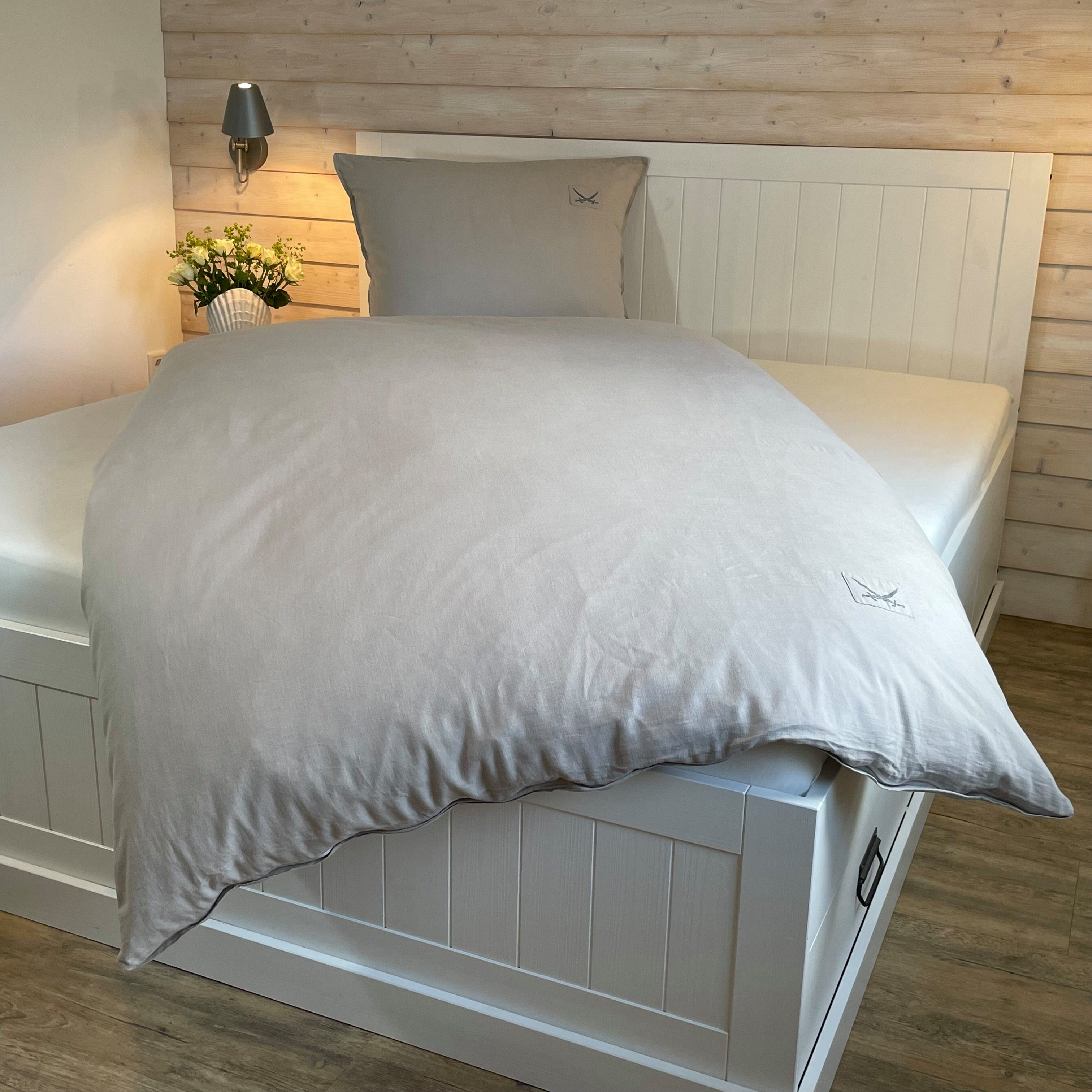 Sansibar Sylt Bettwäsche Sansibar "Leinen Look" (2 tlg), mit modernem Sansi günstig online kaufen