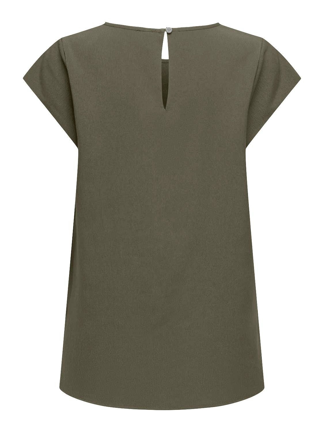 ONLY Shirtbluse ONLNOVA LIFE S/S TOP AOP PTM Viskose, regular fit, Rundhals