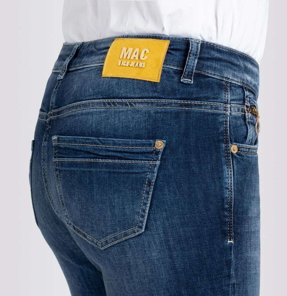 MAC 5-Pocket-Jeans dark blue wash net