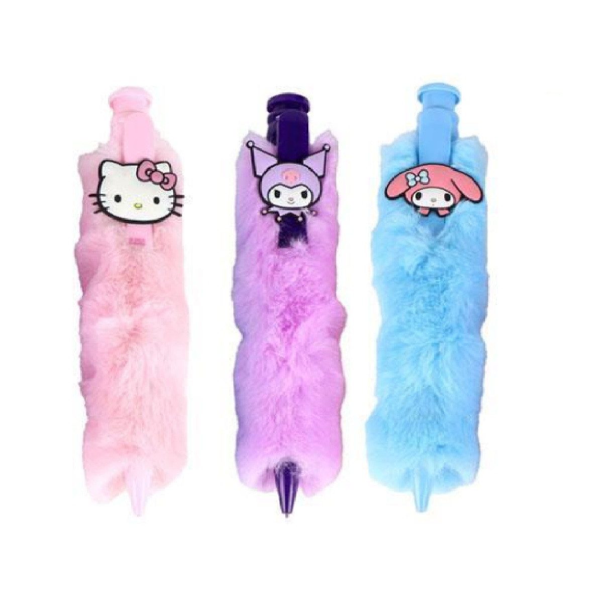 Hello Kitty Kugelschreiber mit Plüsch Stift für Mädchen Schule Federmäppchen, (1-tlg)