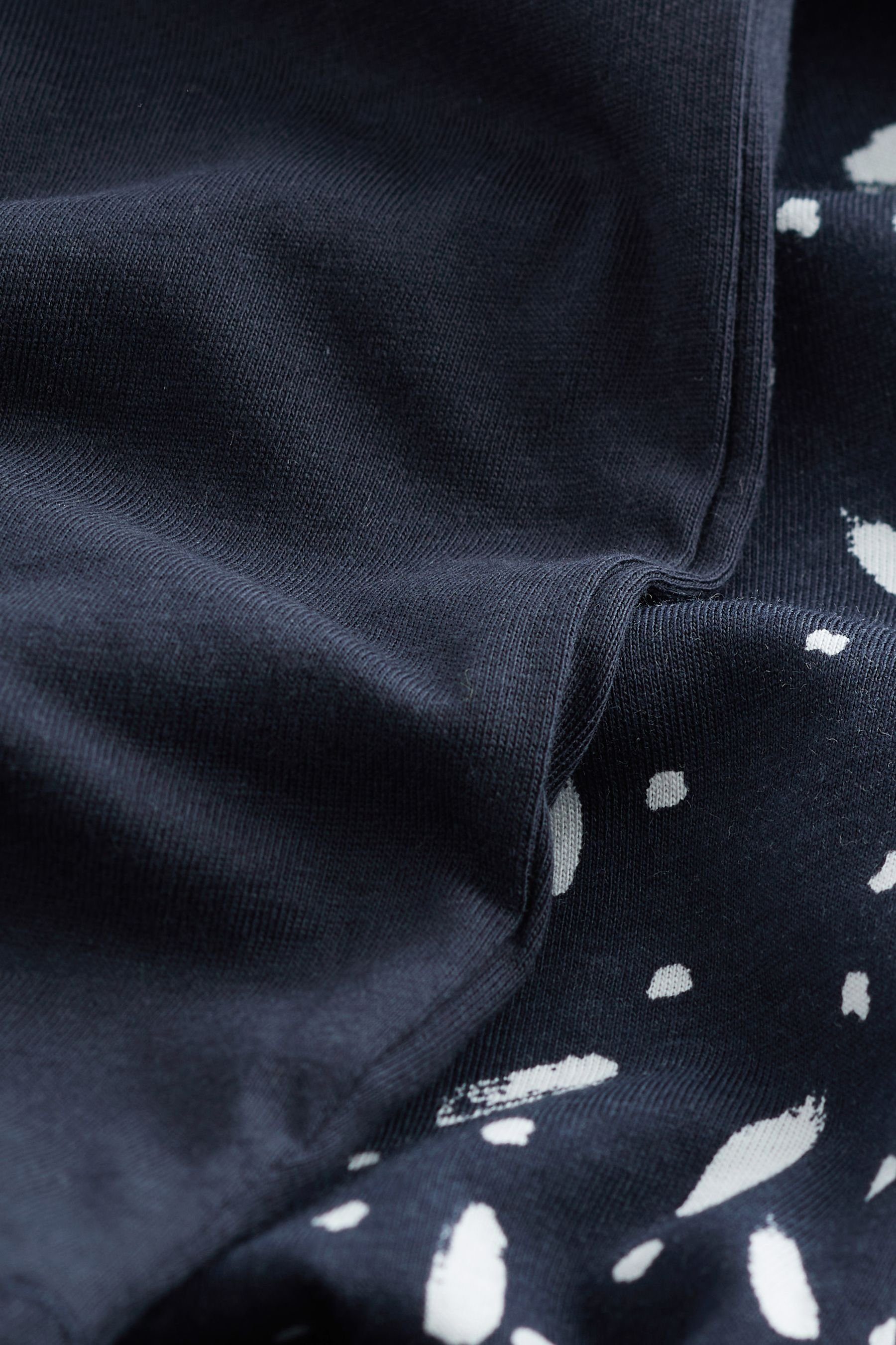 Next Pyjama Langärmeliger Navy tlg) (2 Kurzgröße Baumwolle, Schlafanzug aus