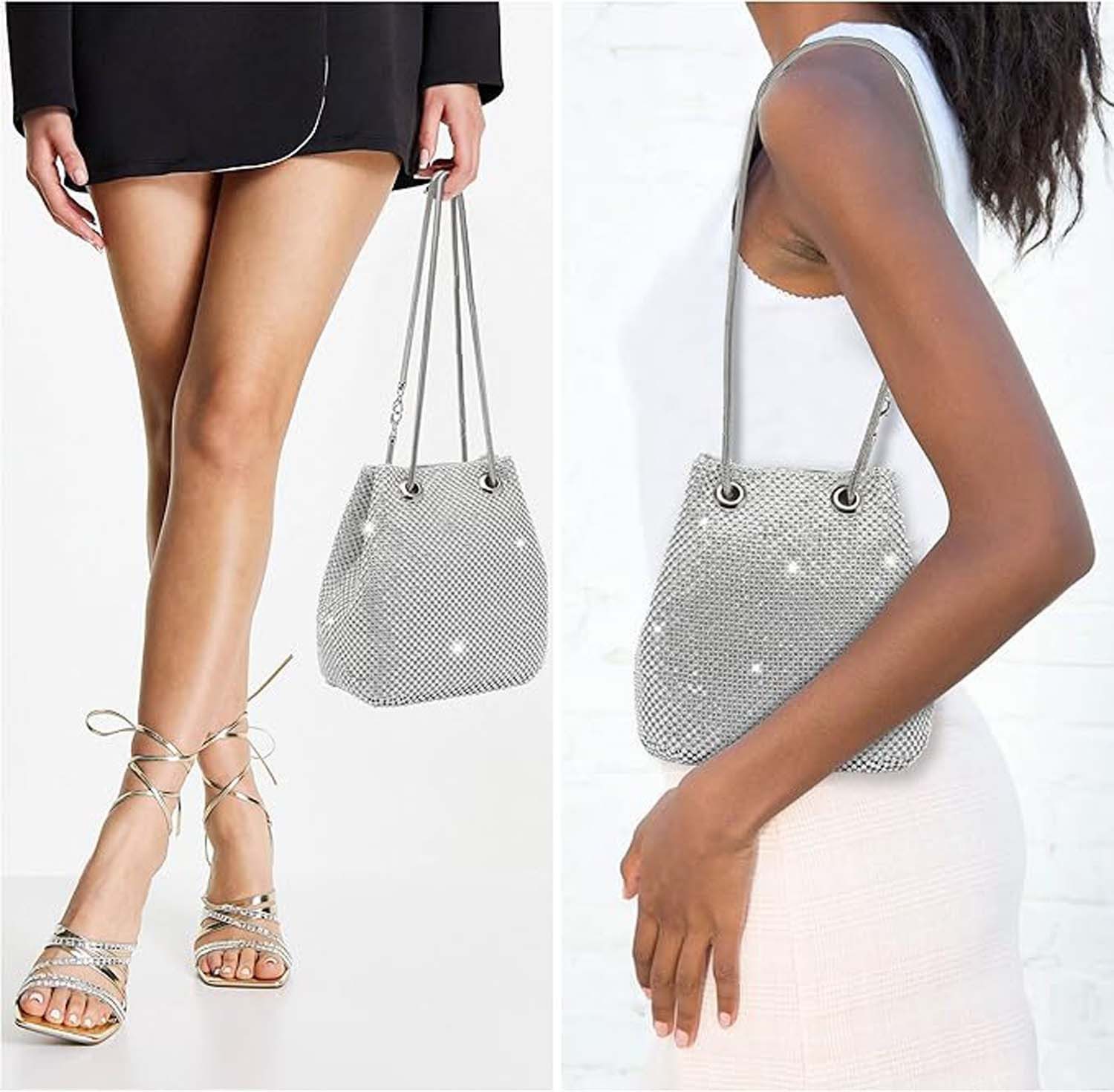 Coonoor Clutch Abendtasche für Damen, kleine Umhängetasche, Kupplung für Ze günstig online kaufen