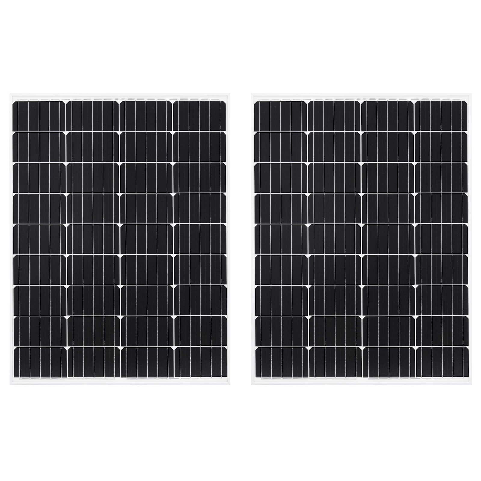 vidaXL Solarmodul Solar Panels Aluminium, (3-St)