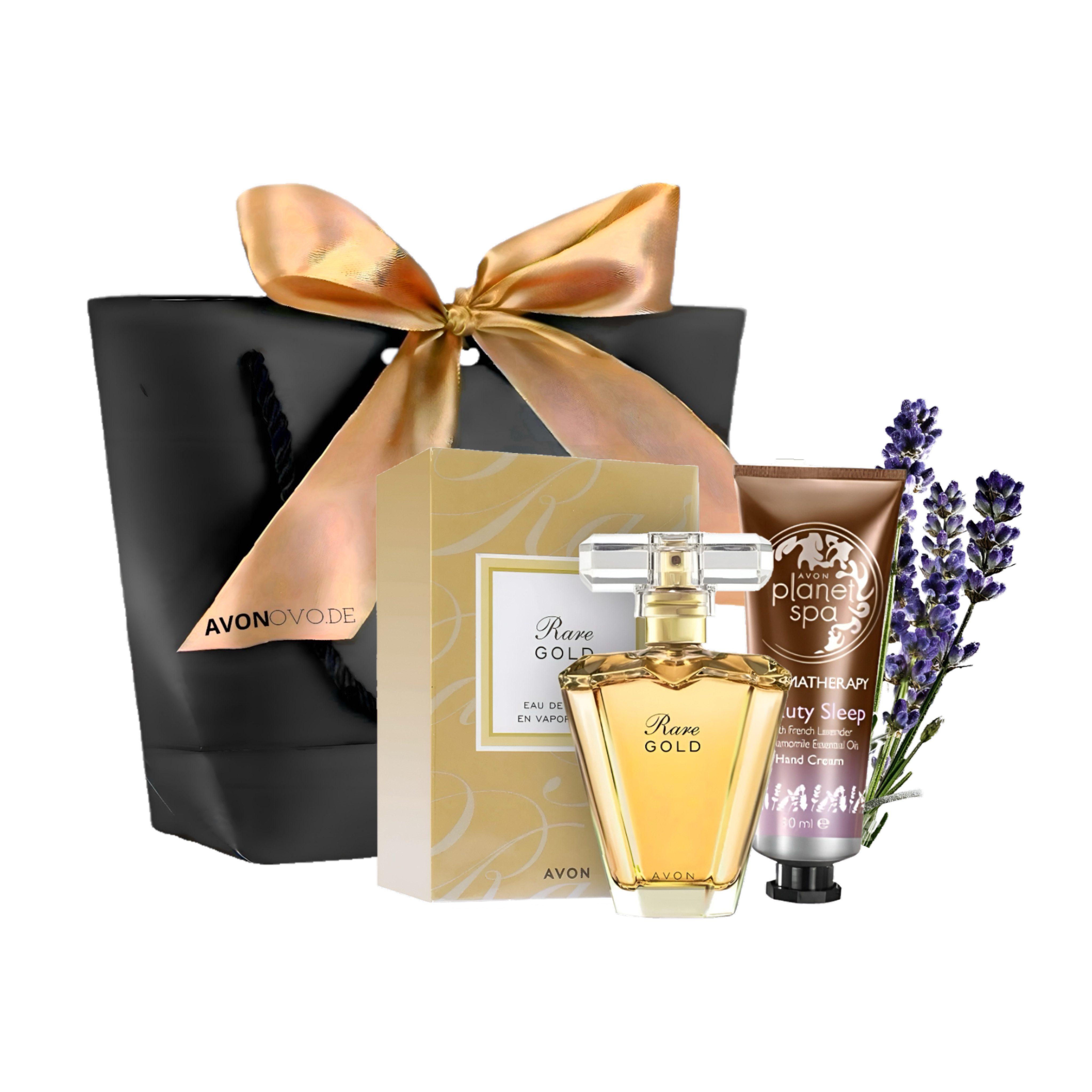 Eau de Parfum Rare Gold Spray 50 ml Duft Spa Handcreme Geschenkset für Damen
