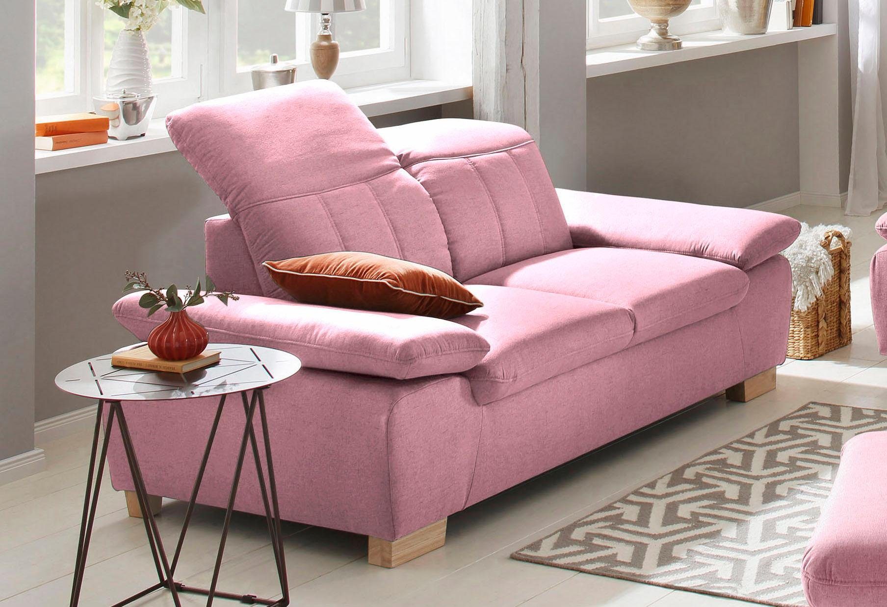 Home affaire 2-Sitzer Bergamo Multifunktions-Sofa, bequem und komfortabel, mit Armlehn-und Rückenfunktion, Federkern