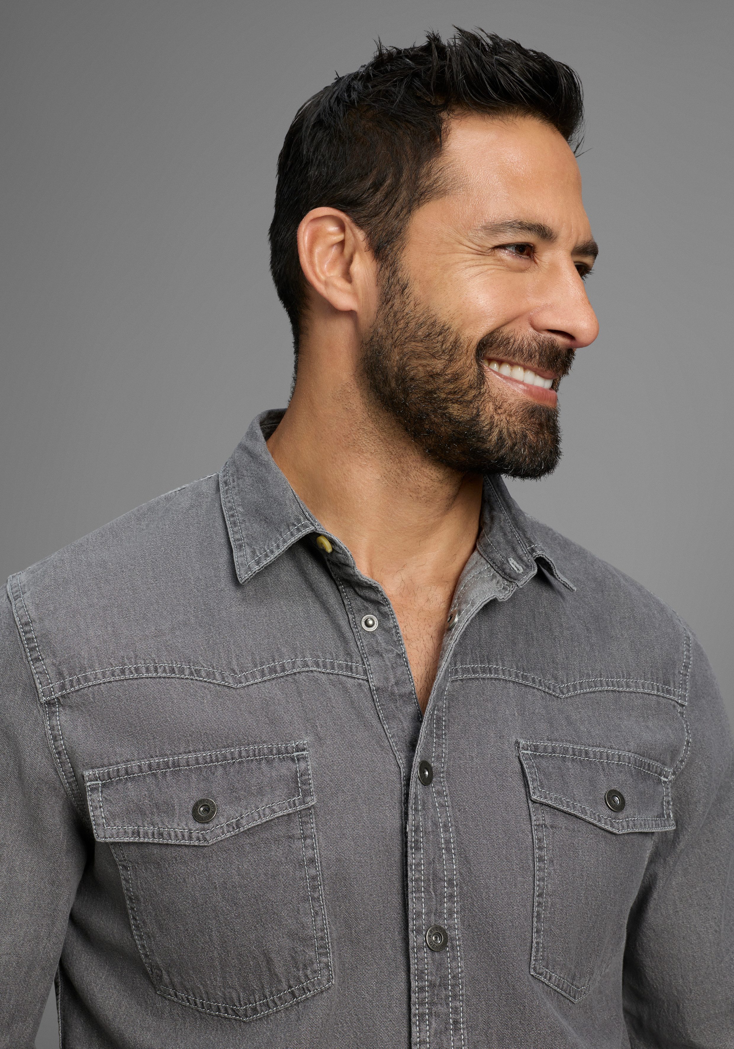 Arizona Jeanshemd Western Stil