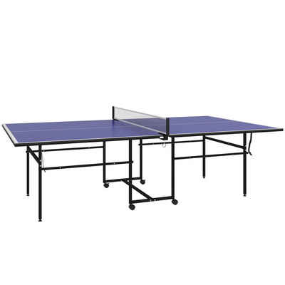SPORTNOW Tischtennisplatte mit 2 Tischtennisschlägern, 3 Bällen (Tischtennisspiel-Set, 1-tlg., Tischtennistisch), Das Netz ist im Lieferumfang enthalten