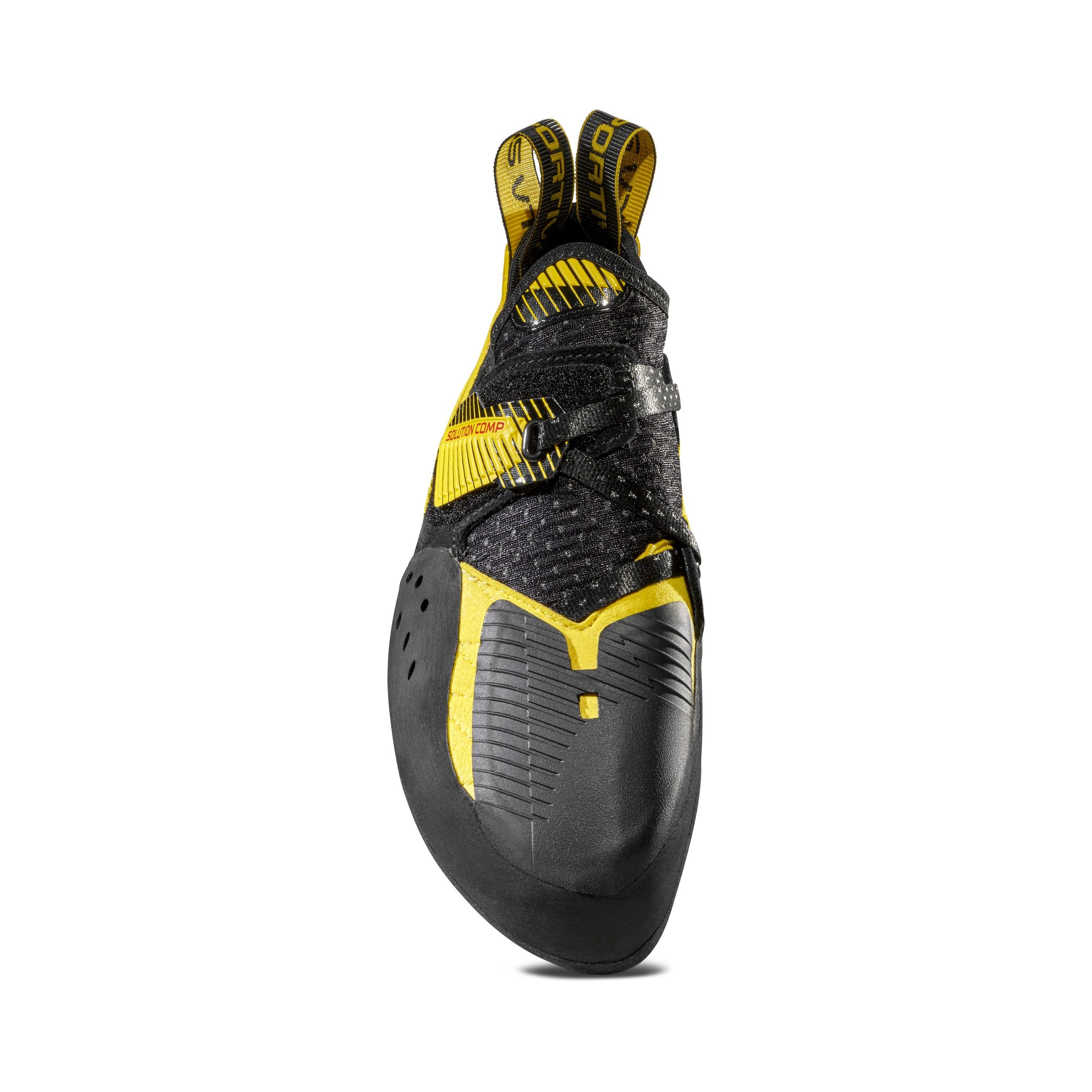 La Sportiva Solution Comp - Herren Kletterschuh - Black/Yellow Kletterschuh