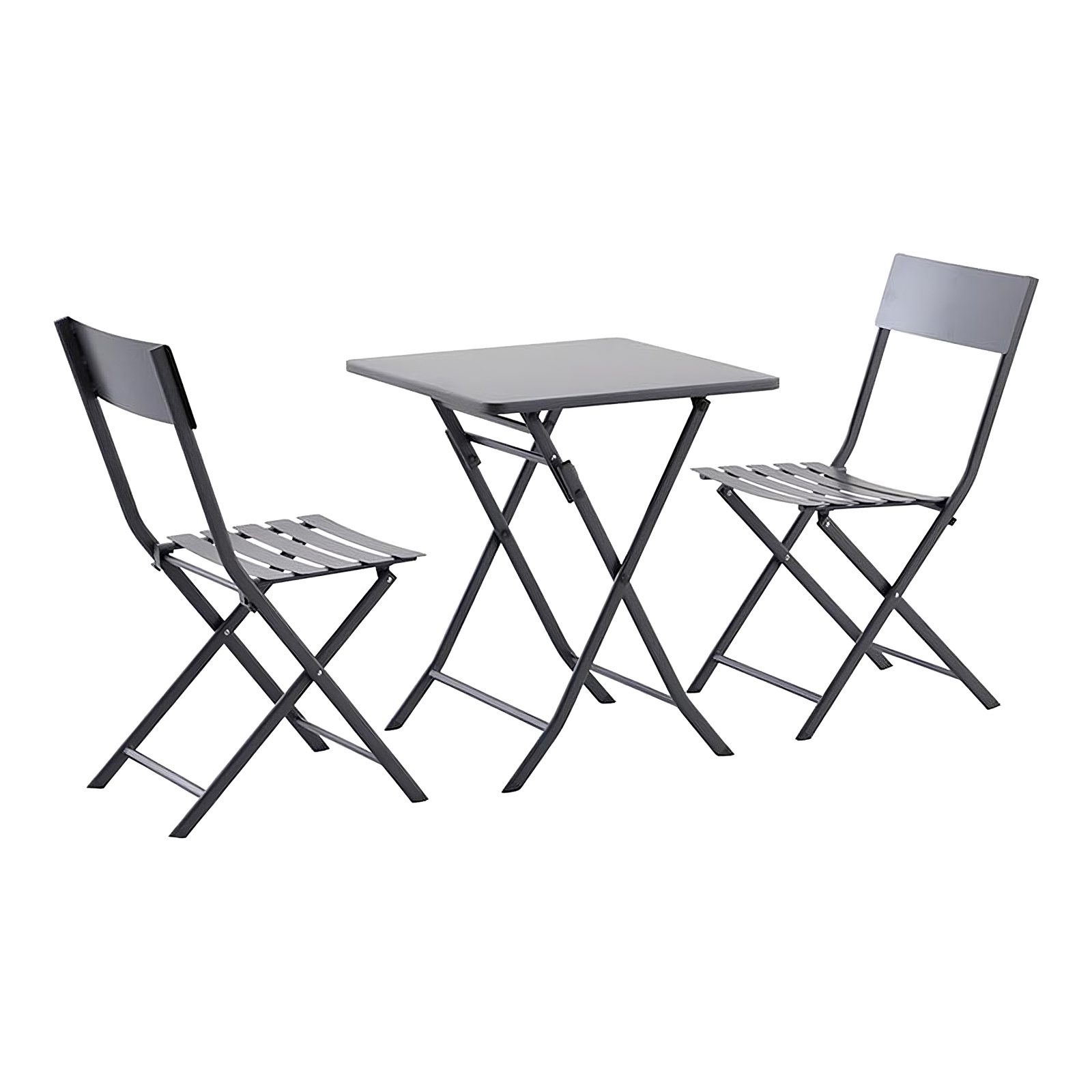MWH Garten-Essgruppe LIDO, UV-beständig, wetterbeständig, klappbar, pflegeleicht