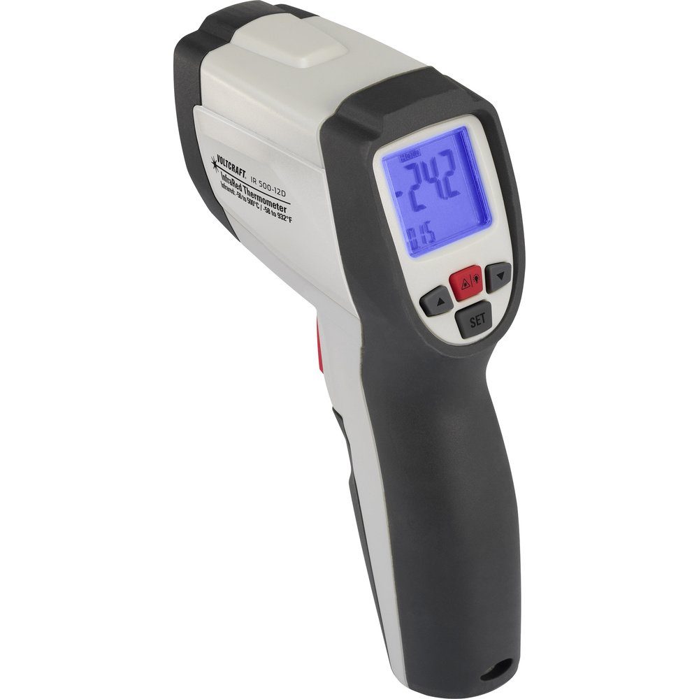 12:1 VOLTCRAFT 500-12D 500 IR °C Infrarot-Thermometer - Optik VOLTCRAFT -50 SE Infrarot-Thermometer