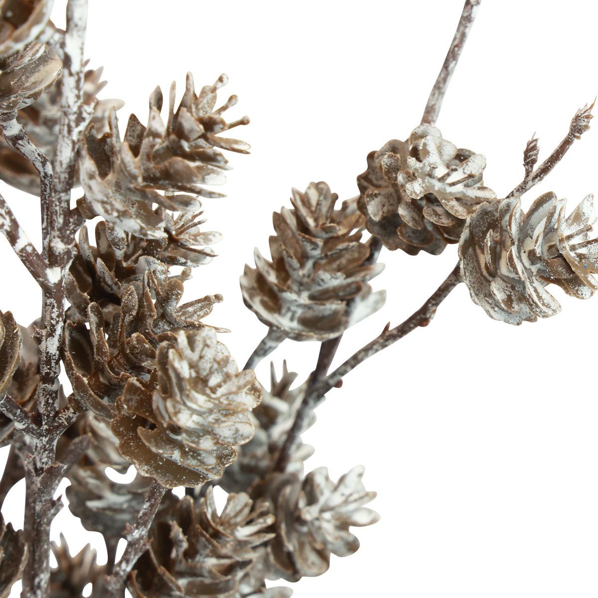 Winterliche Kunstpflanze Lärchenzweig Künstlich Dekozweige Winterliche Zapf günstig online kaufen