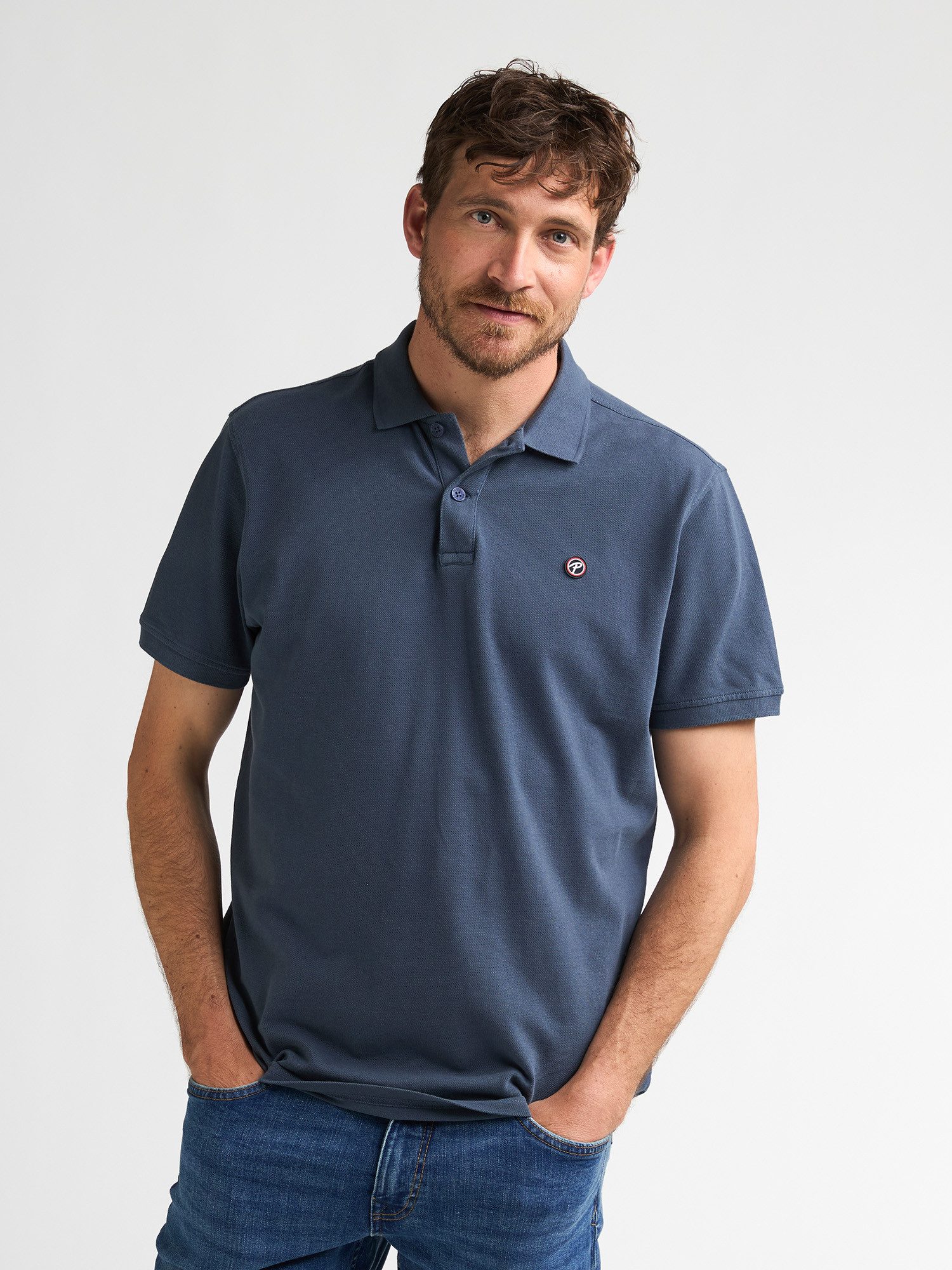 Petrol Industries Poloshirt mit Logo Stickerei