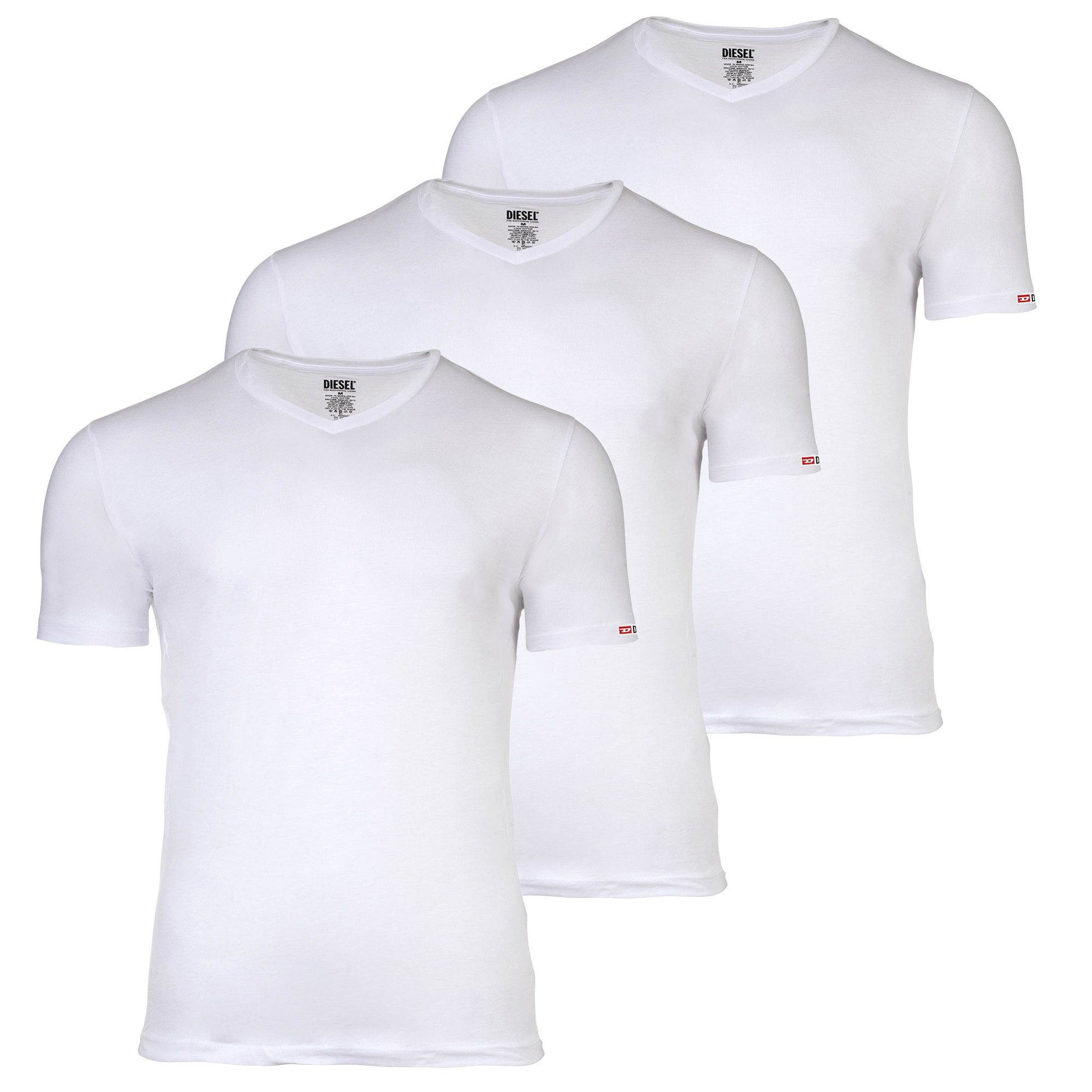 T-Shirt Herren T-Shirt 3er Pack Baumwolle