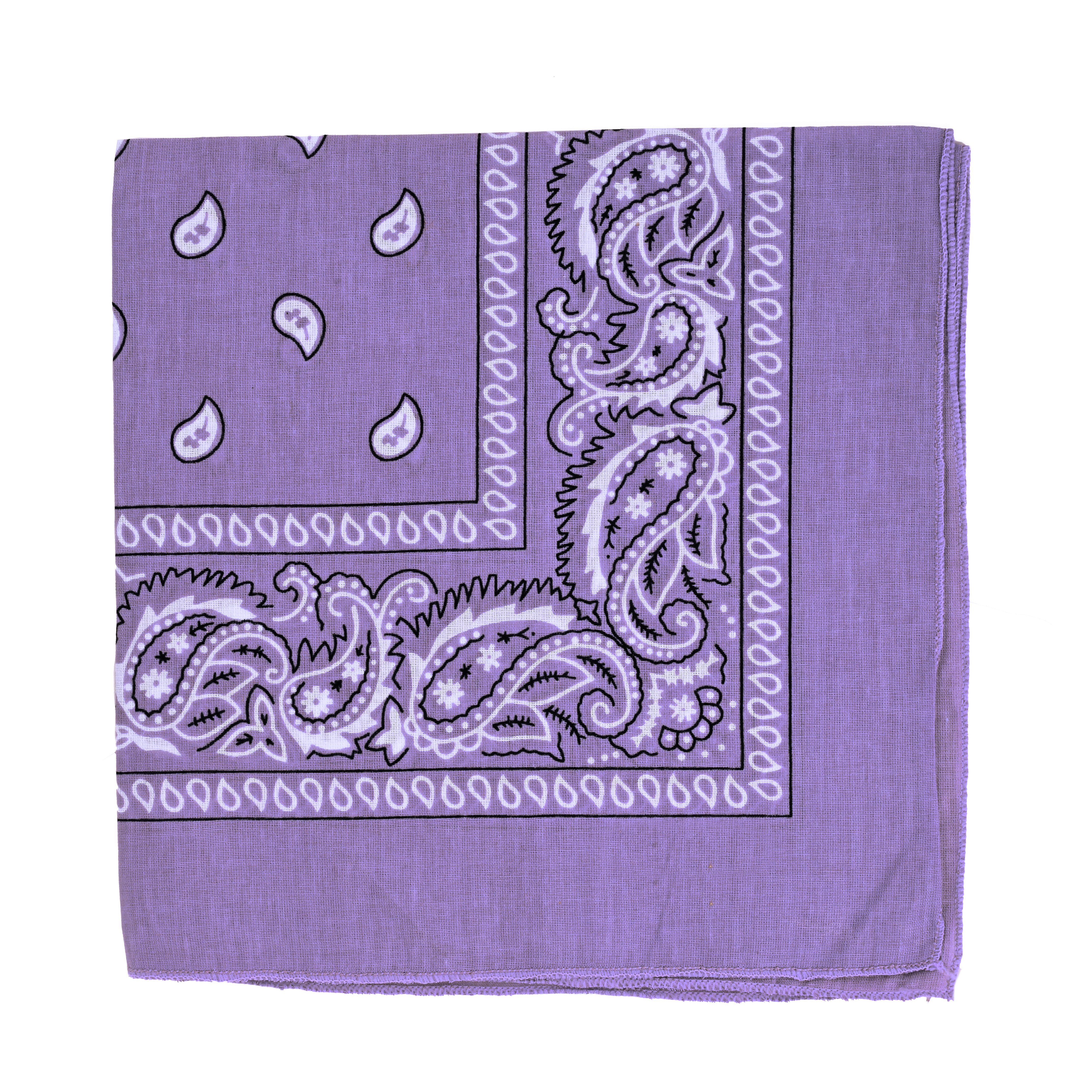 Modescout Stadler Bandana Bandana Paisley (3er Pack) 55x55 cm – Baumwolle Kopftuch Halstuch, (Spar-Set, 3er Set), Weich, atmungsaktiv und hautfreundlich