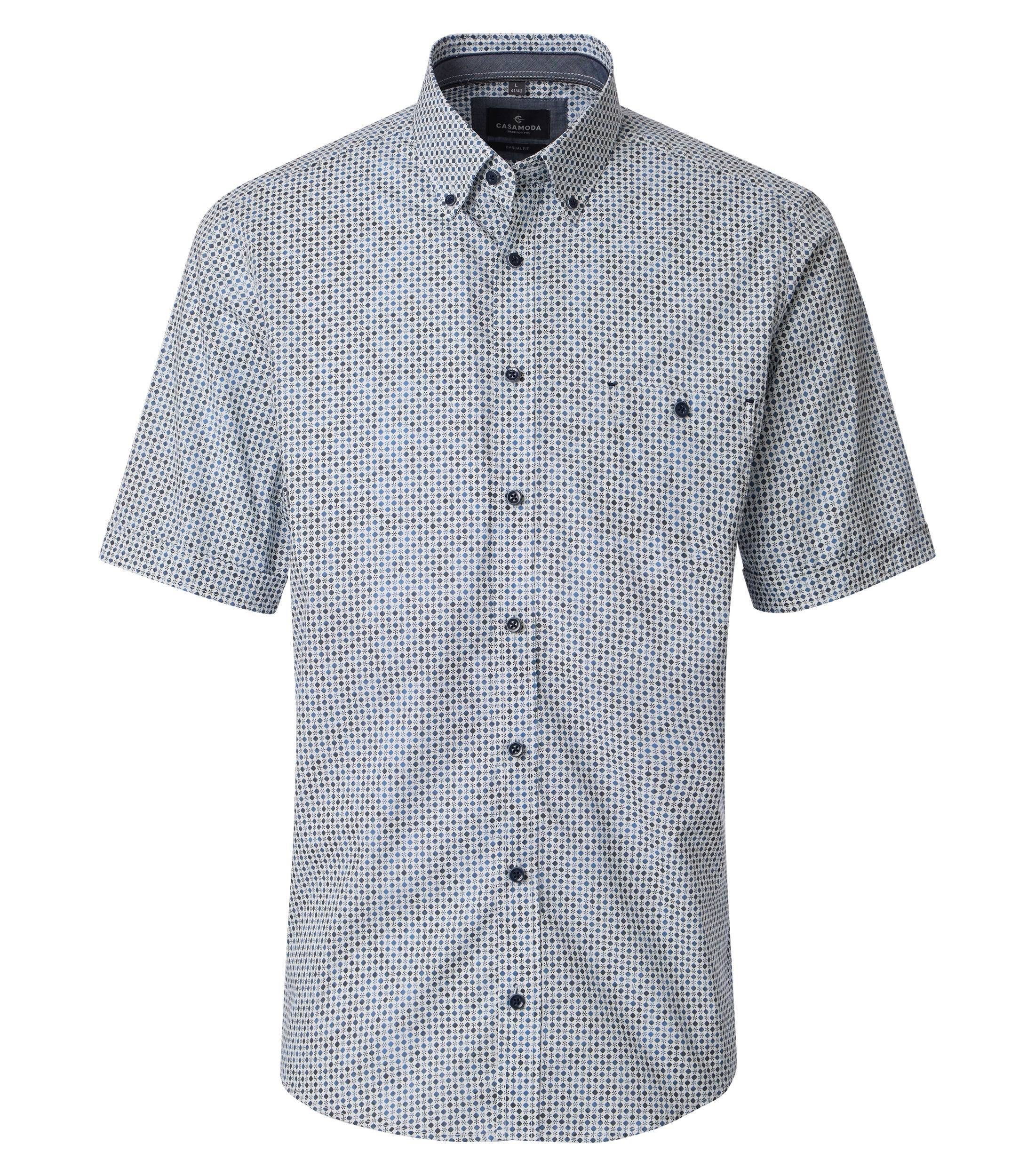 CASAMODA Kurzarmhemd CASAMODA Freizeithemd Kurzarm Print