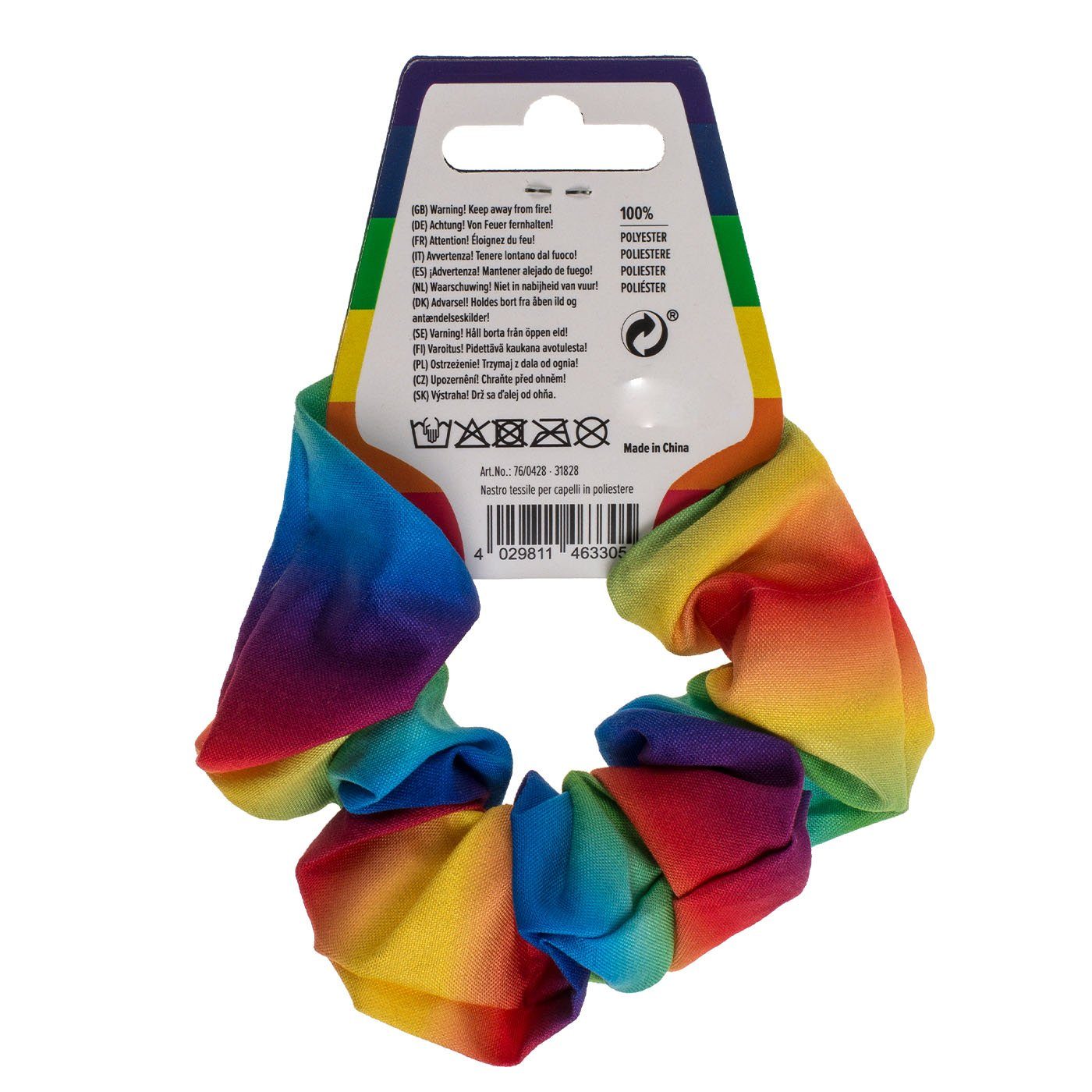 ReWu Haarband Regenbogen Pride Scrunchie Textil-Haarband