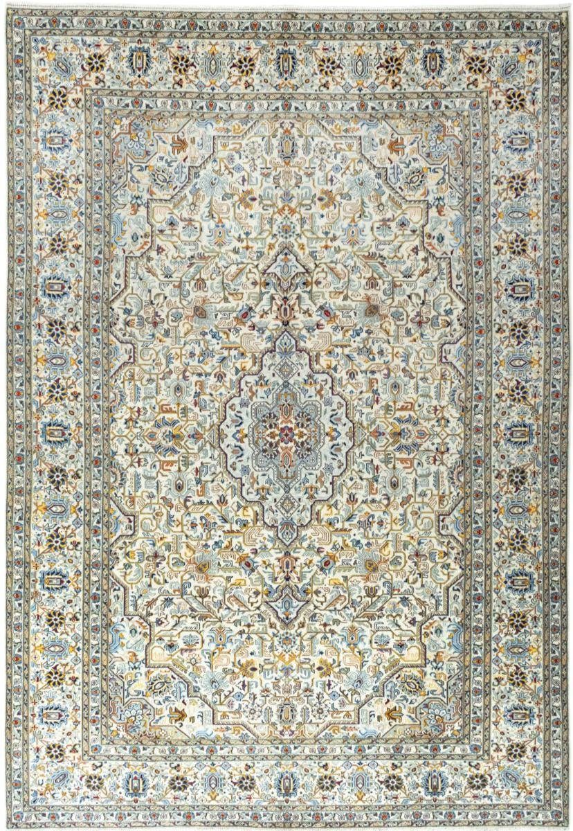 Orientteppich Keshan 270x398 Handgeknüpfter Orientteppich / Perserteppich, Nain Trading, rechteckig, Höhe: 12 mm