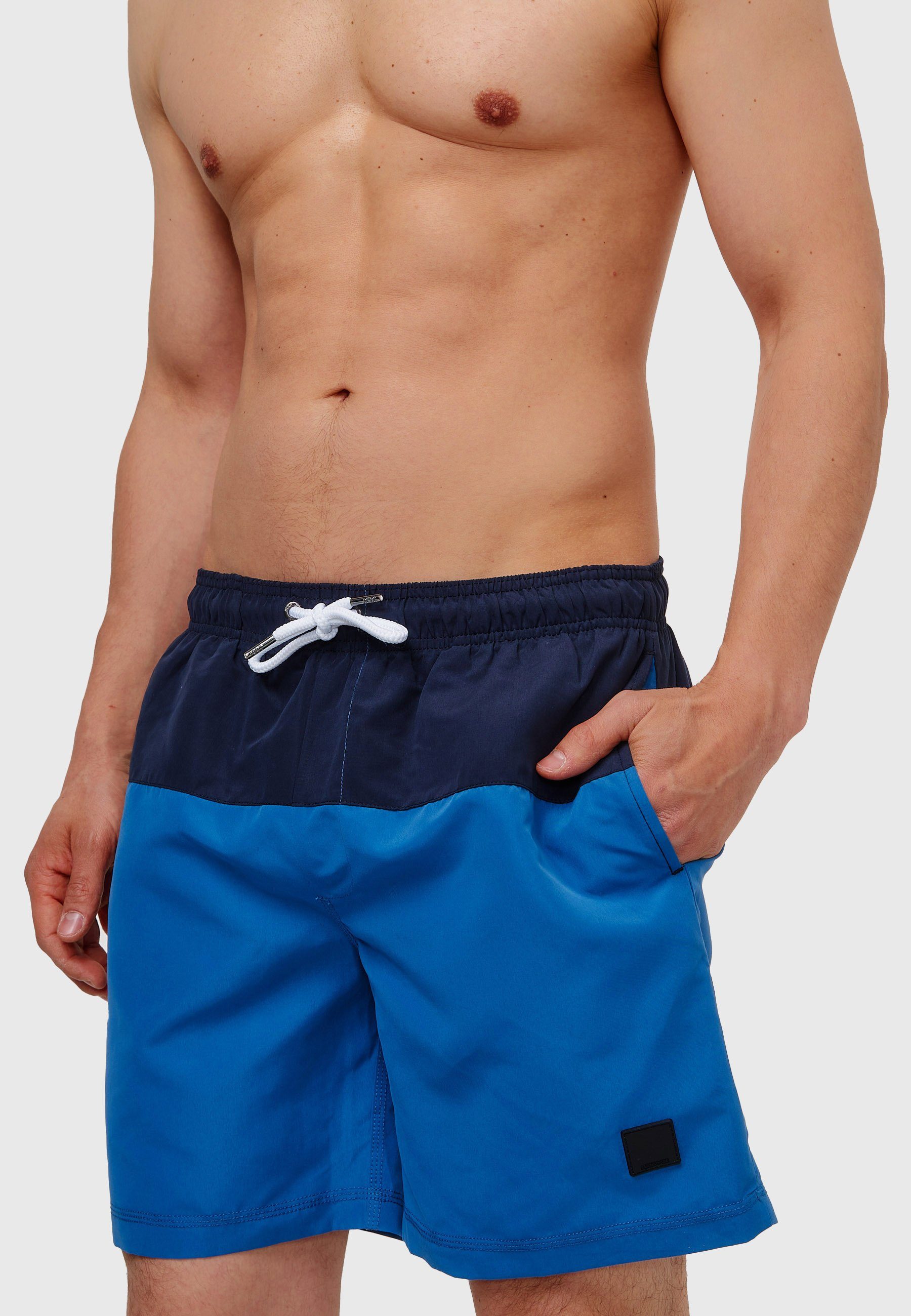 Indicode Badeshorts Herren Pruitt Schwimmshorts Männer elastischer Bund mit günstig online kaufen