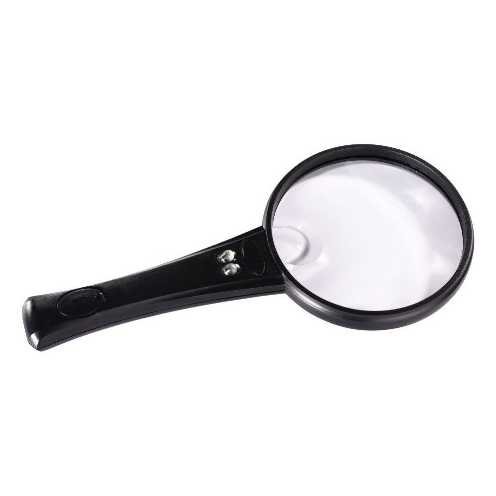 Hama Leuchtlupe Hama LED-Leselupe Basic 90 LED schwarz – Lesegerät