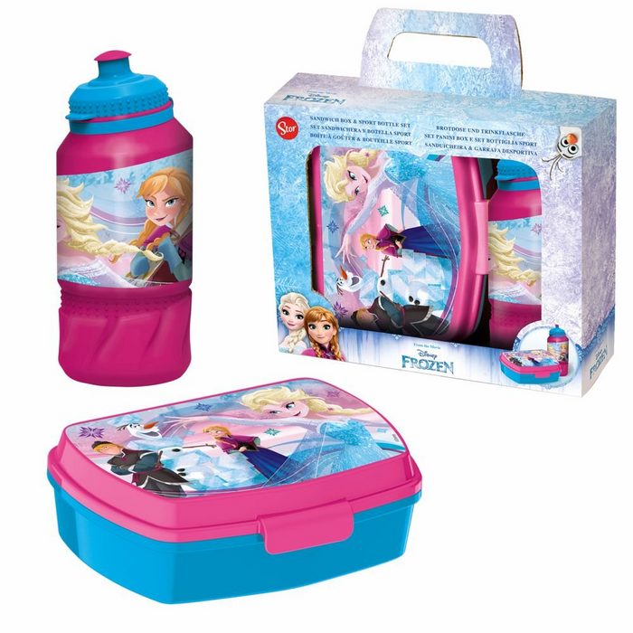 Disney Frozen Lunchbox Set Brotdose & Trinkflasche Diamond Disney Eiskönigin Frozen Frühstück