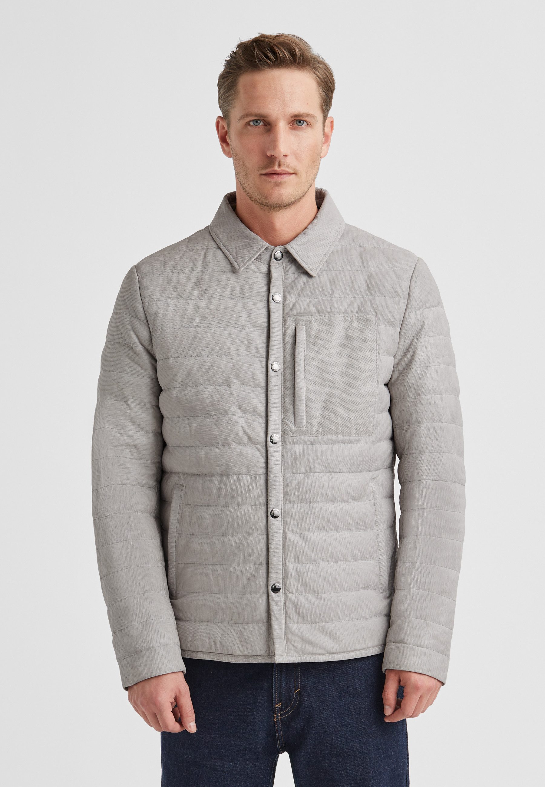 Milestone Steppjacke MSBenny Herren Übergangsjacke Jacke gesteppt normale Passform