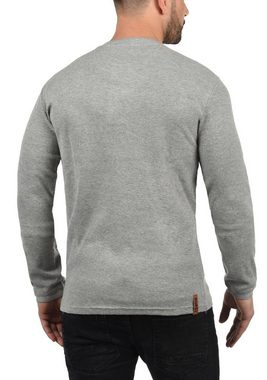 !Solid Rundhalsshirt SDToki Longsleeve mit Knopfleiste