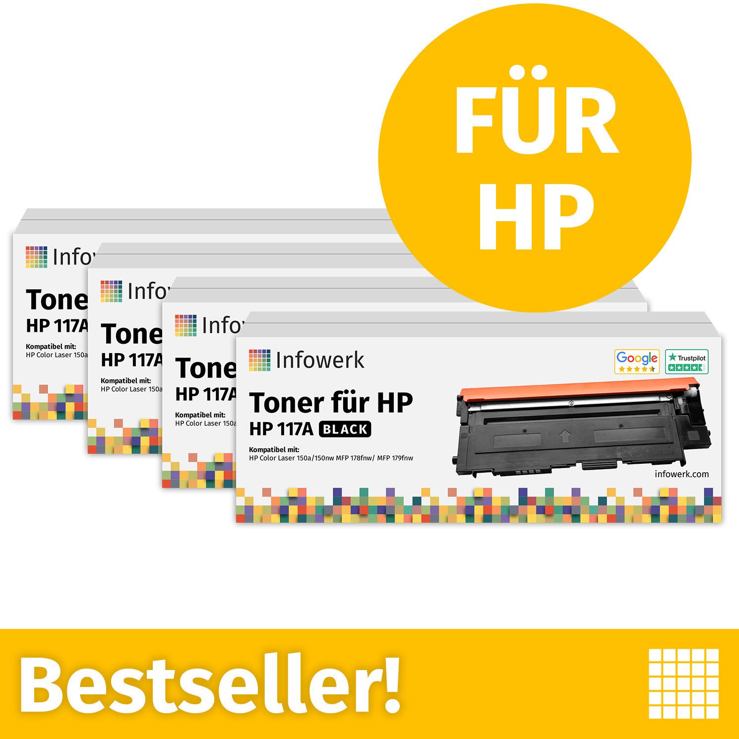 Infowerk Tonerpatrone, (4-St)