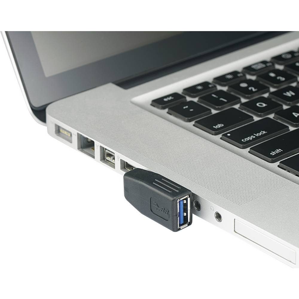 USB 3 Adapter A-Stecker zu A-Buchse 90° seitlich USB-Adapter