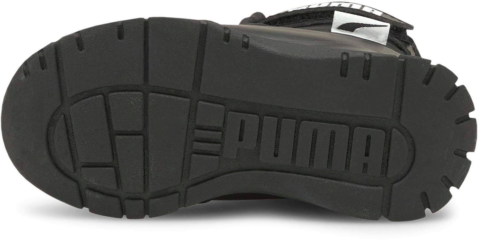 Puma NIEVE BOOT mit Black-Puma PUMA AC White INF Sneaker Klettverschluss WTR