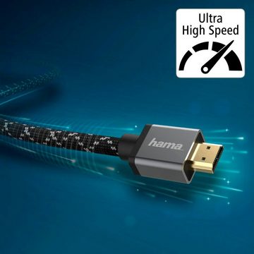 Hama Ultra High Speed HDMI™-Kabel Stecker-Stecker 8K Metall HDMI™-Kabel 3m HDMI-Kabel, HDMI, (300 cm)