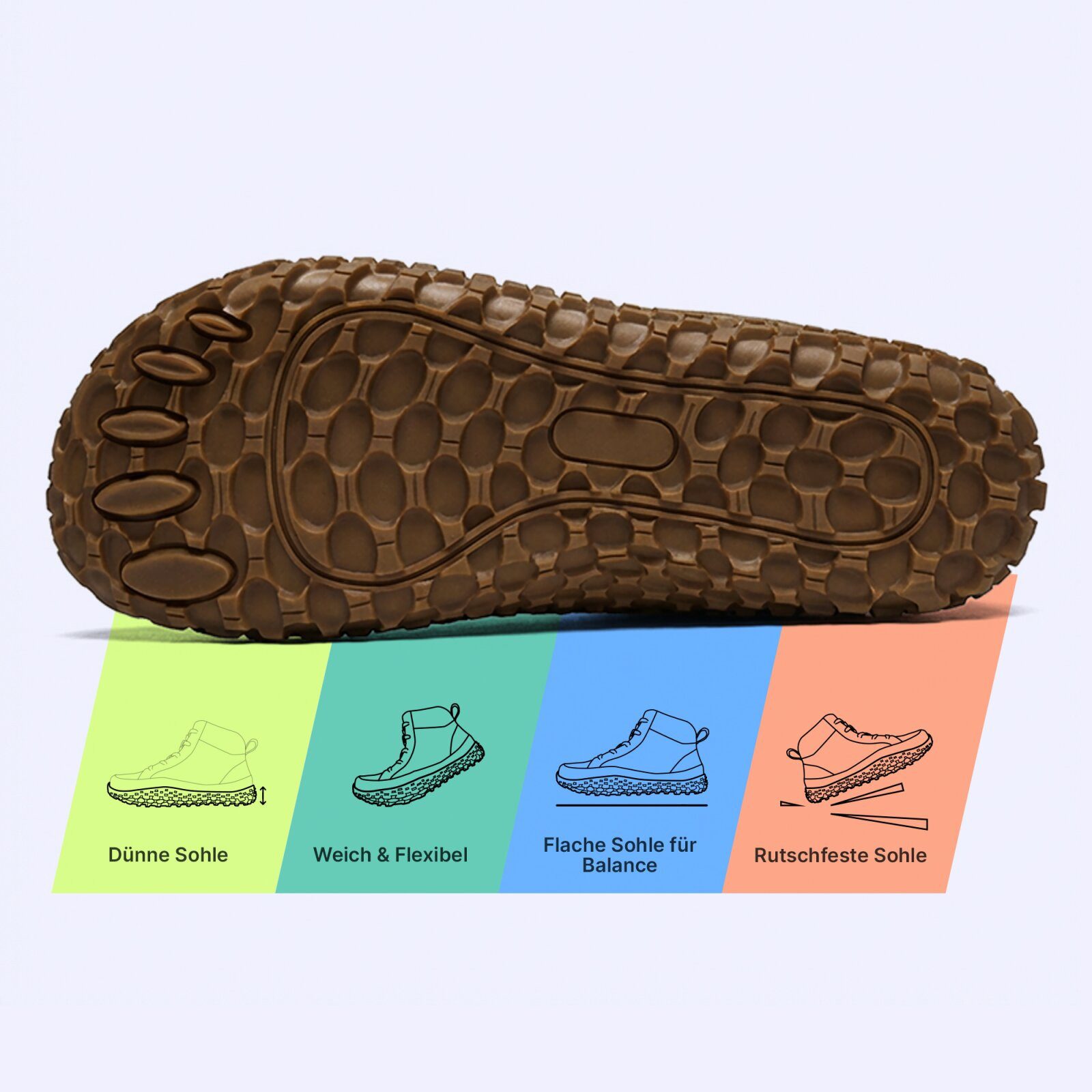 DOTALES Haven Winter Barfußschuhe Damen & Herren -Warm & Flexibel Barfußschuh Minimalschuhe