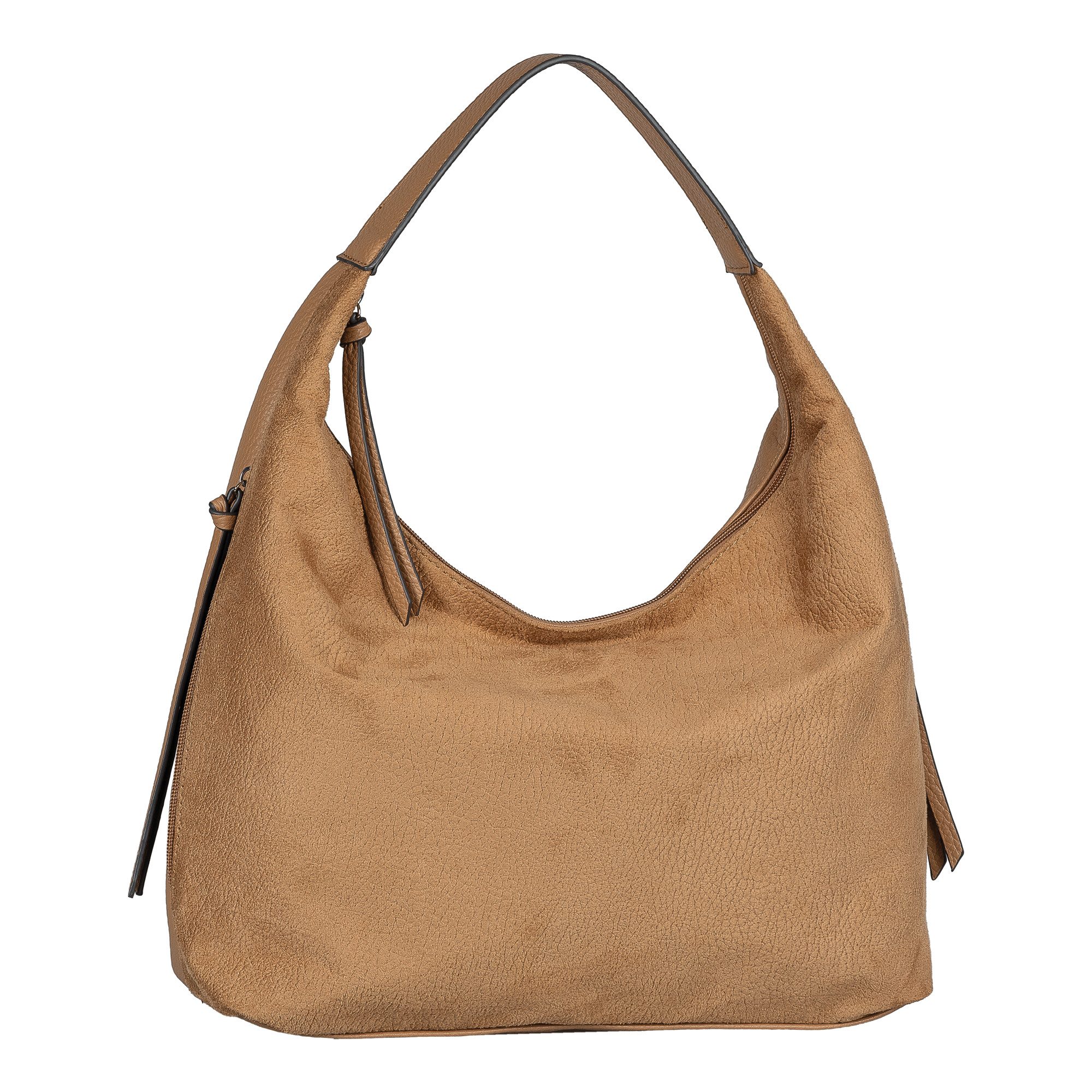 TOM TAILOR Hobo Aiana, Damen Handtasche, mit Fransen-Reißverschluss